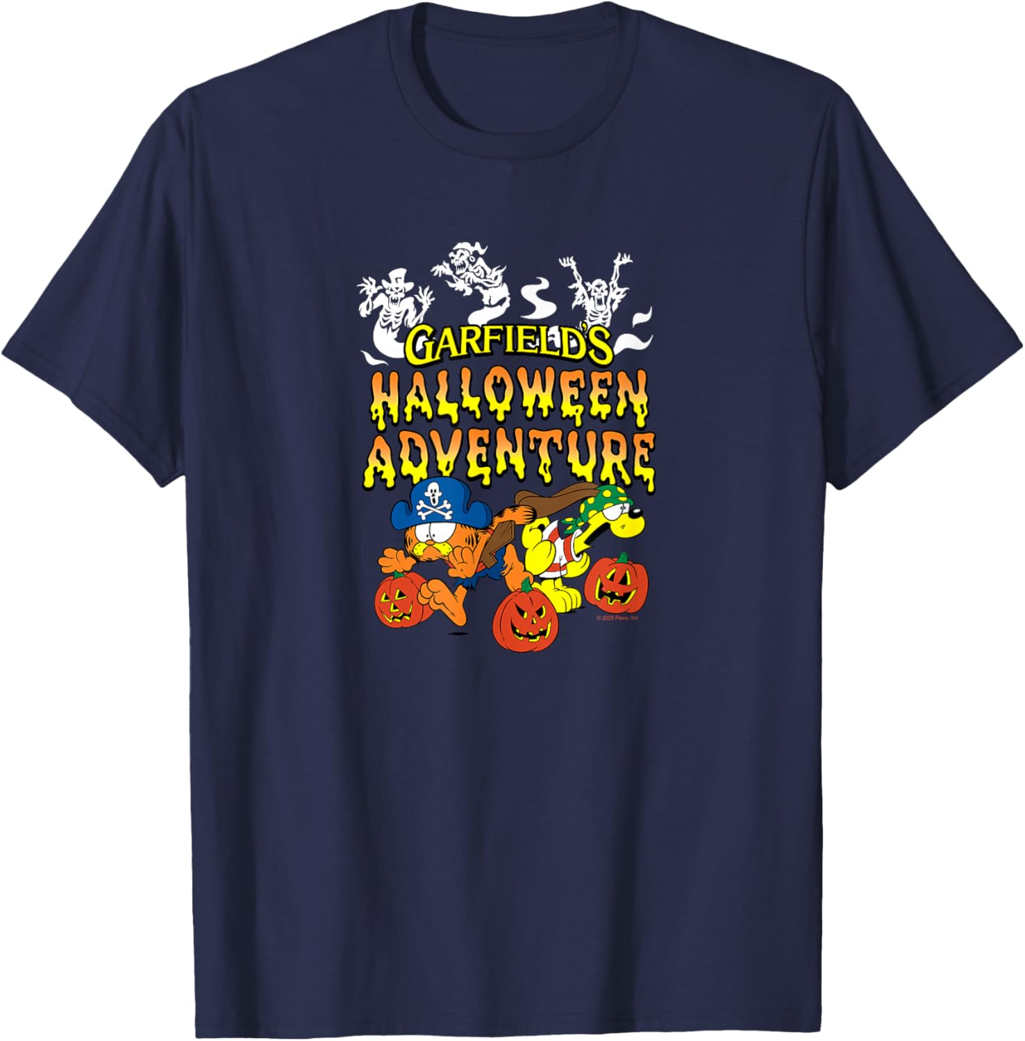 Garfield Halloween Adventure T-Shirt for Fun and Festive Style - 10