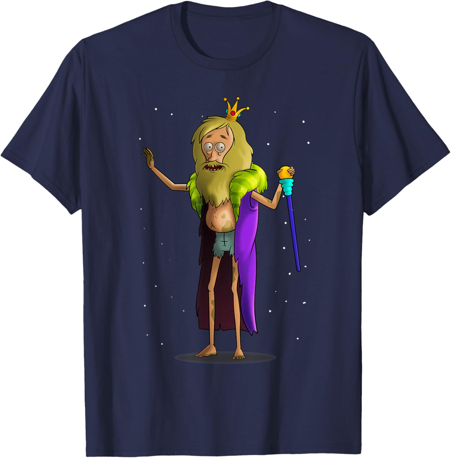 Rick and Morty King Tommy T-Shirt - Fun Graphic Tee for Fans - 1