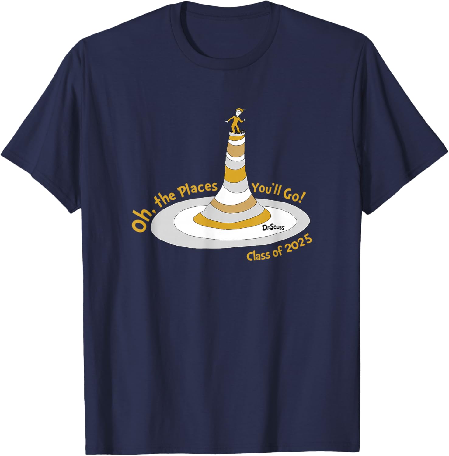 Oh The Places You'll Go 2025 Graduation T-Shirt for Celebrating Success - 1