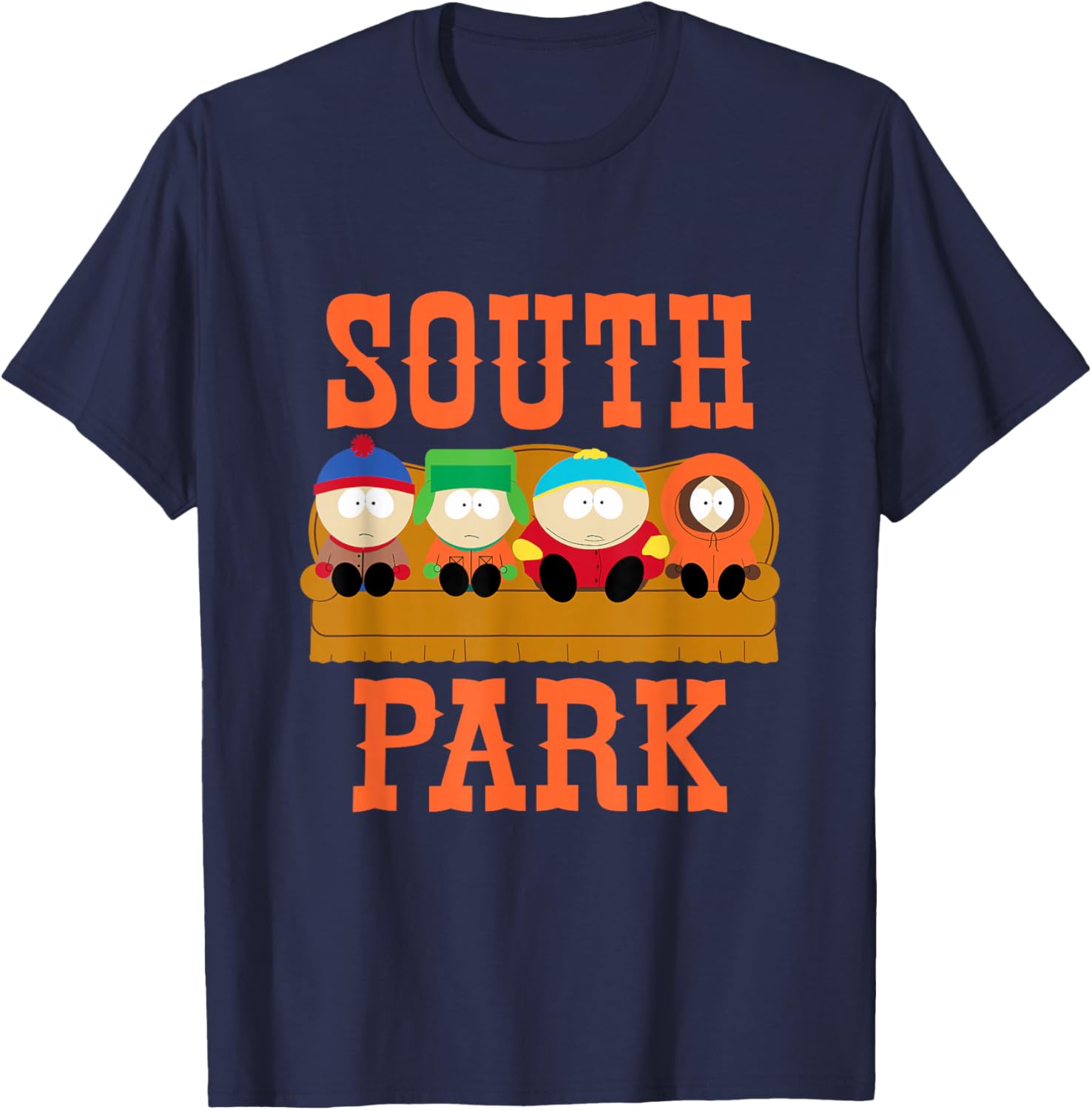 South Park Couch Line Up T-Shirt for Fans of Fun and Fashion - 6