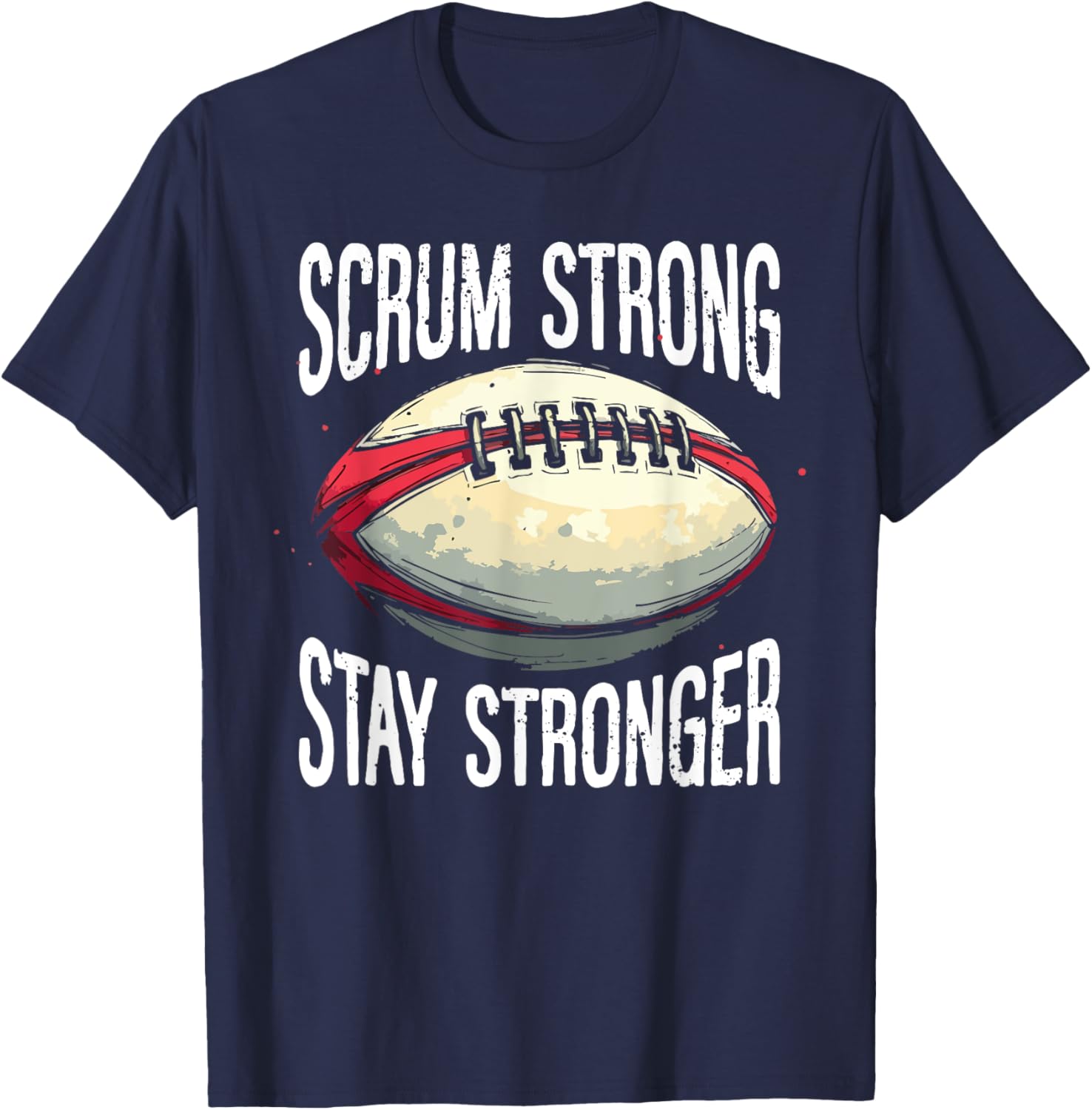 Stay Stronger Rugby T-Shirt for Players Stylish Athletic Wear - 4