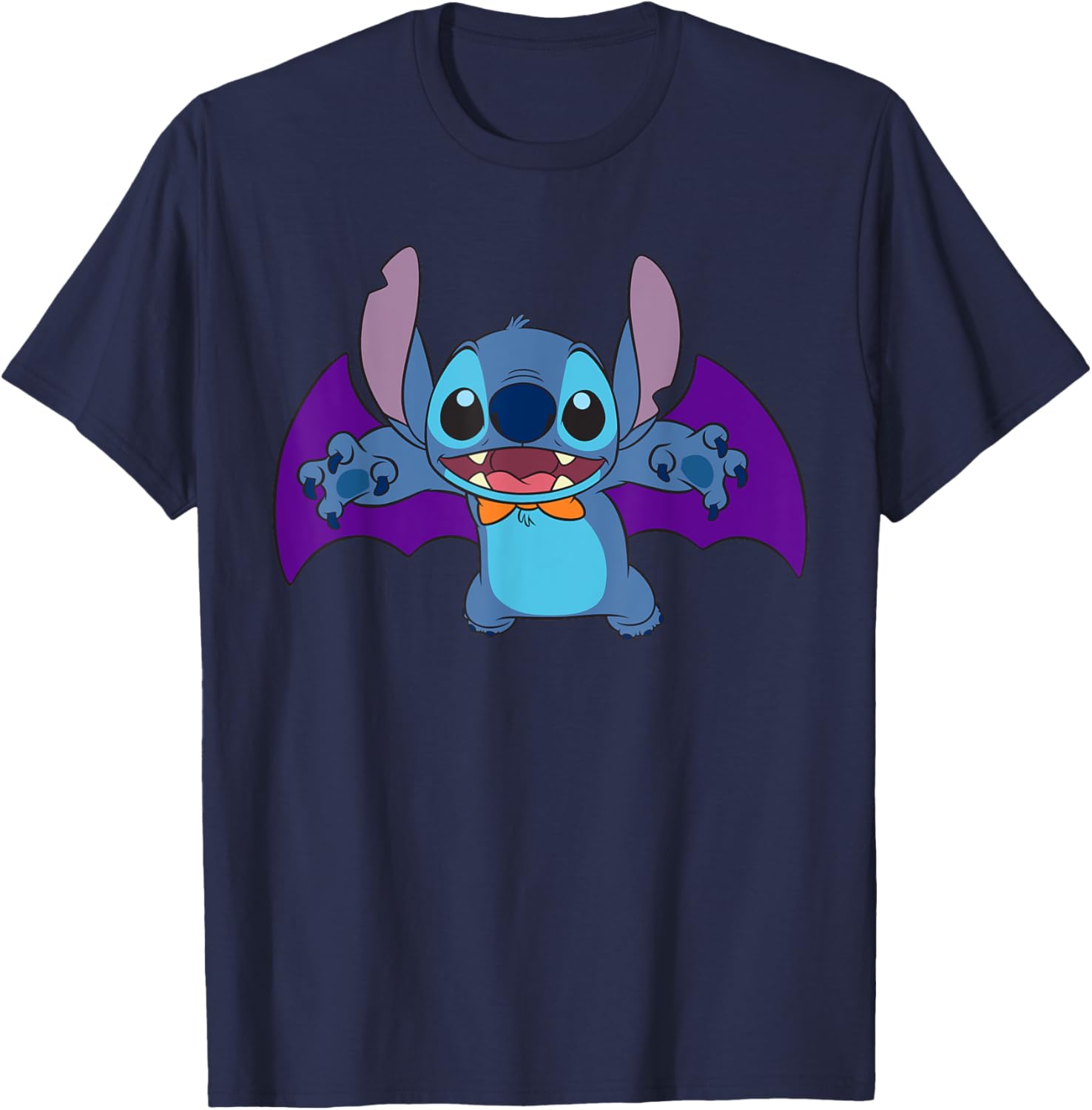 Disney Stitch Halloween Bat Costume T-Shirt for Fun Spooky Celebrations - 7