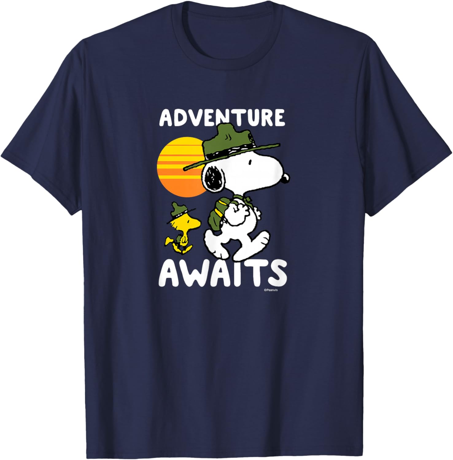 Peanuts Snoopy Adventure Awaits T-Shirt for Fun-Loving Fans - 7