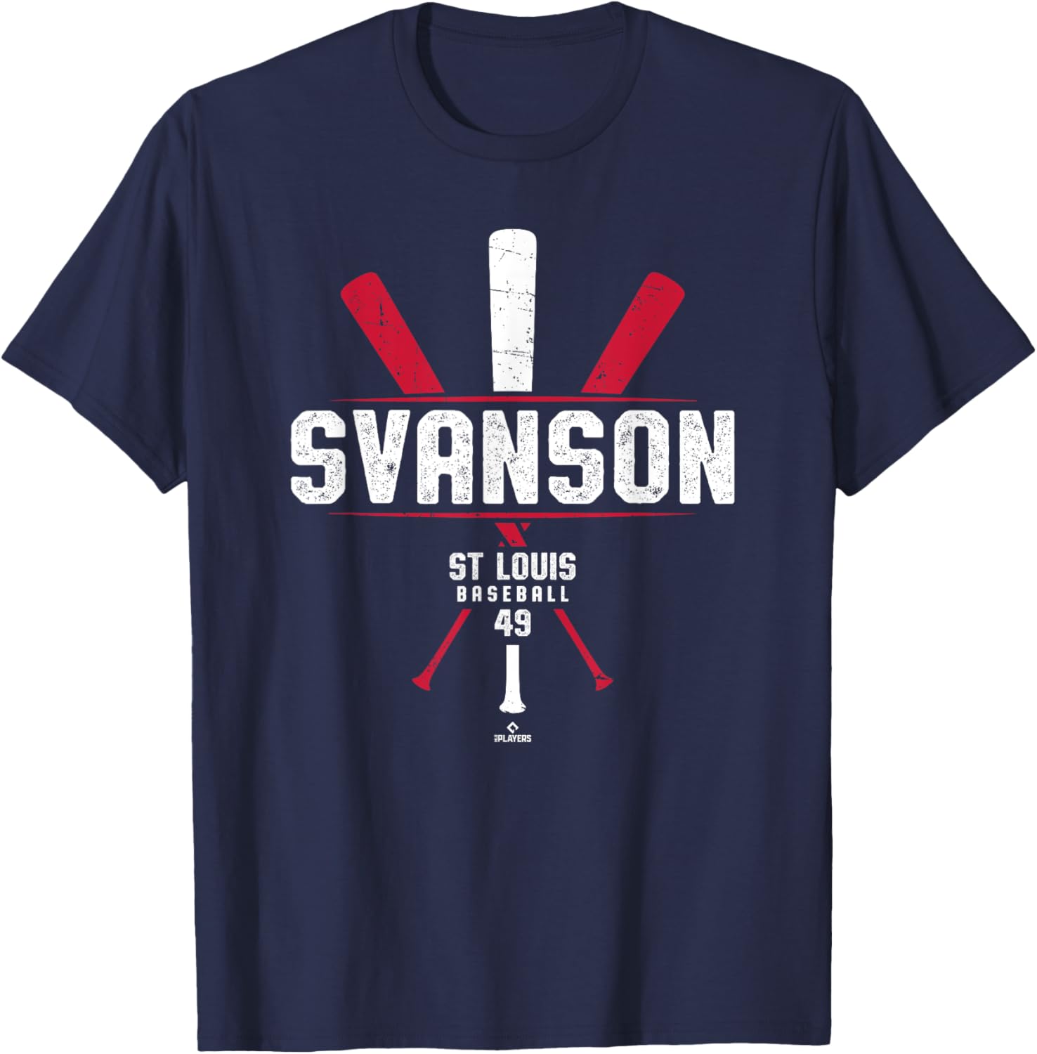 Vintage St Louis Baseball T-Shirt with Matt Svanson Bat Design - 4