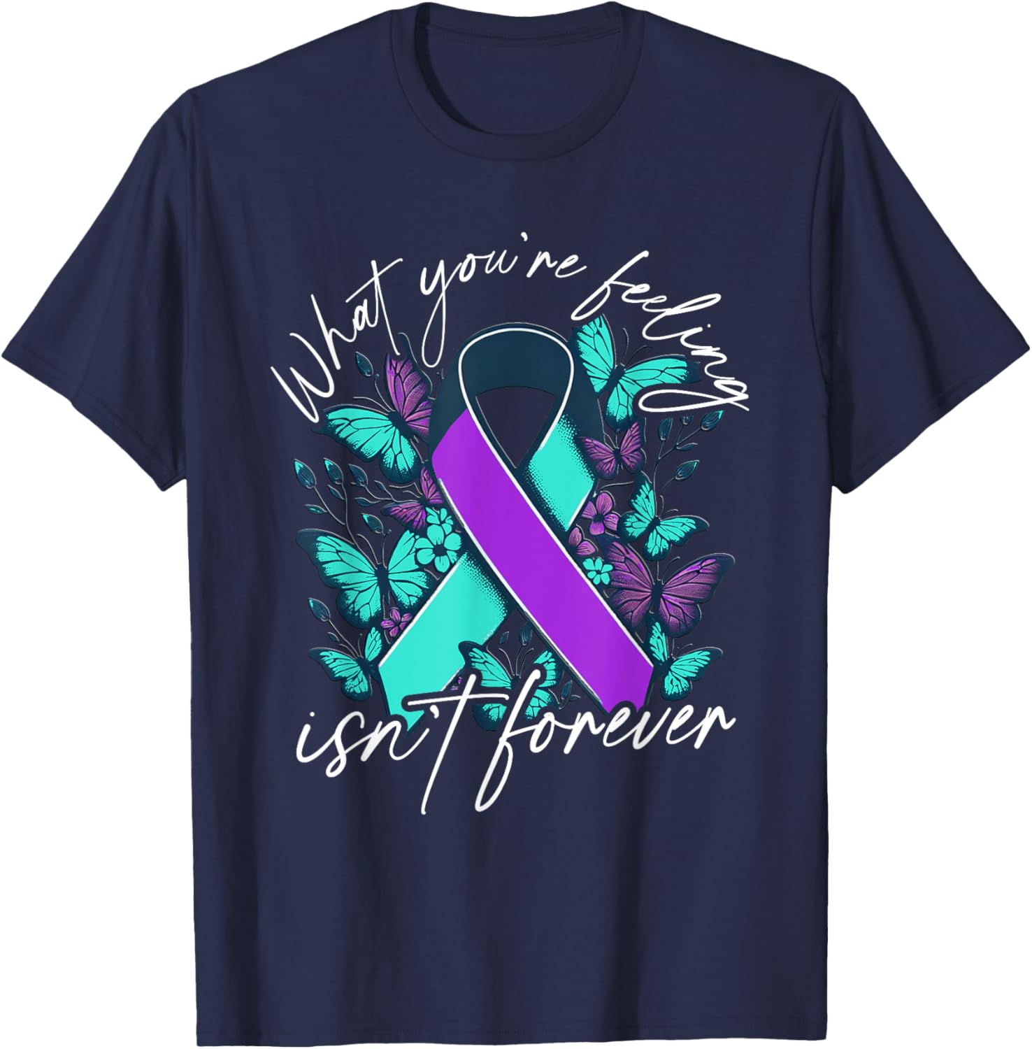 Suicide Awareness Prevention Survivor Month T-Shirt for Supportive Clothing - 2