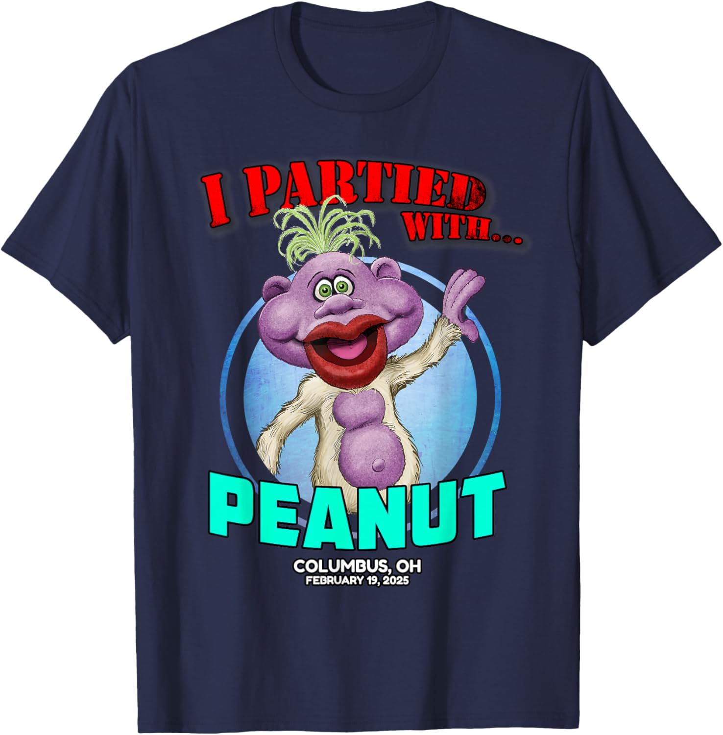 Peanut Columbus Ohio 2025 T-Shirt for Fun Casual Wear and Gifts - 6