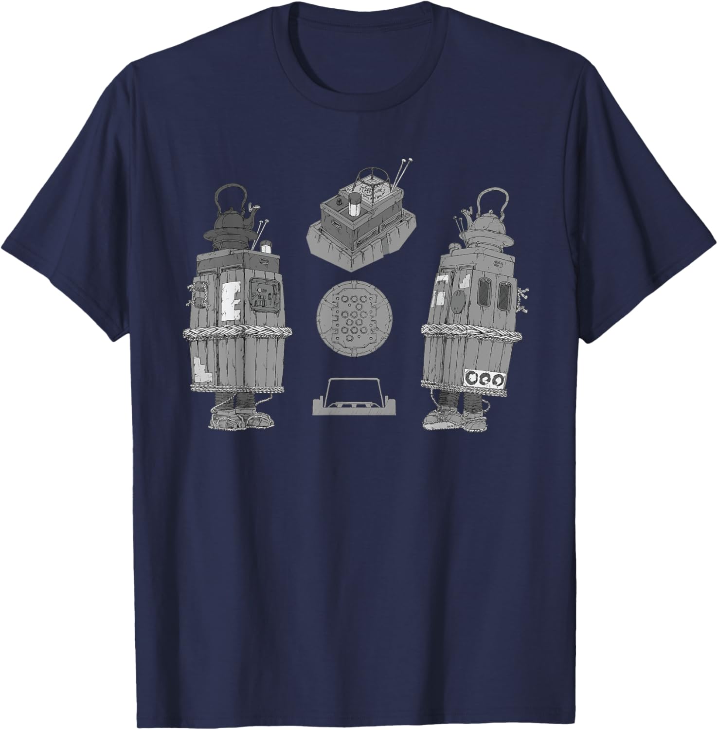 Star Wars Visions The Duel Tea House GNK Droid T-Shirt for Fans - 13