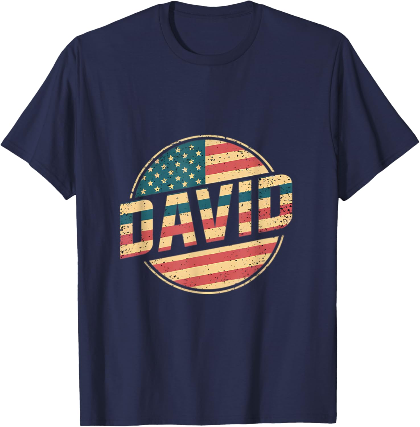 Personalized DAVID USA Flag T-Shirt for Proud Patriots and Fans - 7