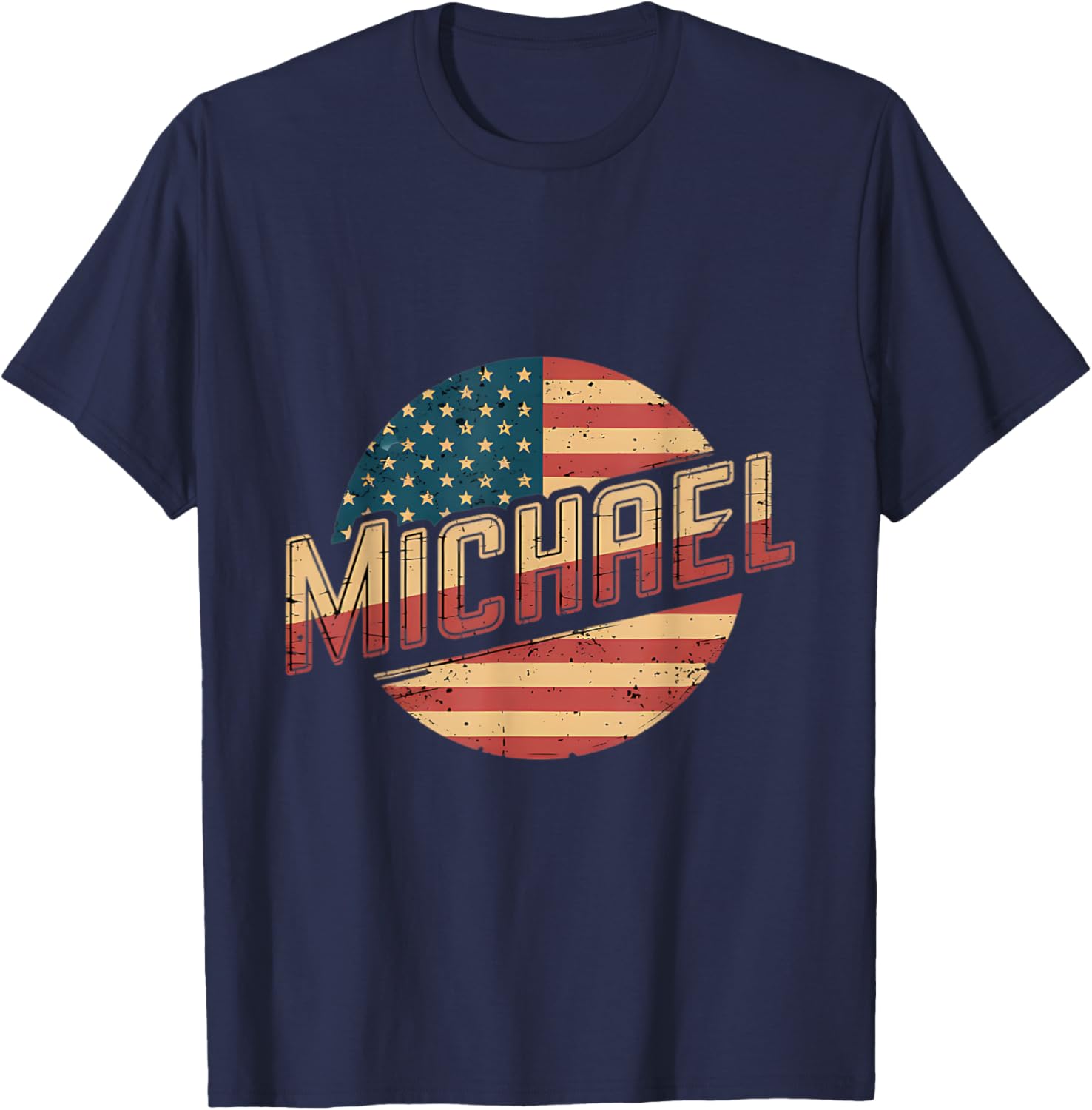 Personalized Michael USA Flag Patriot T-Shirt for Proud Americans - 4