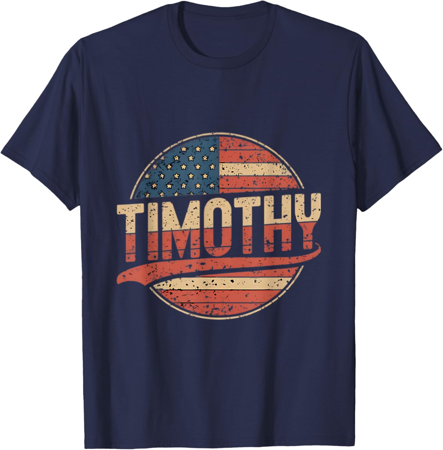 Timothy USA Flag Personalized T-Shirt for Proud Patriots - 5