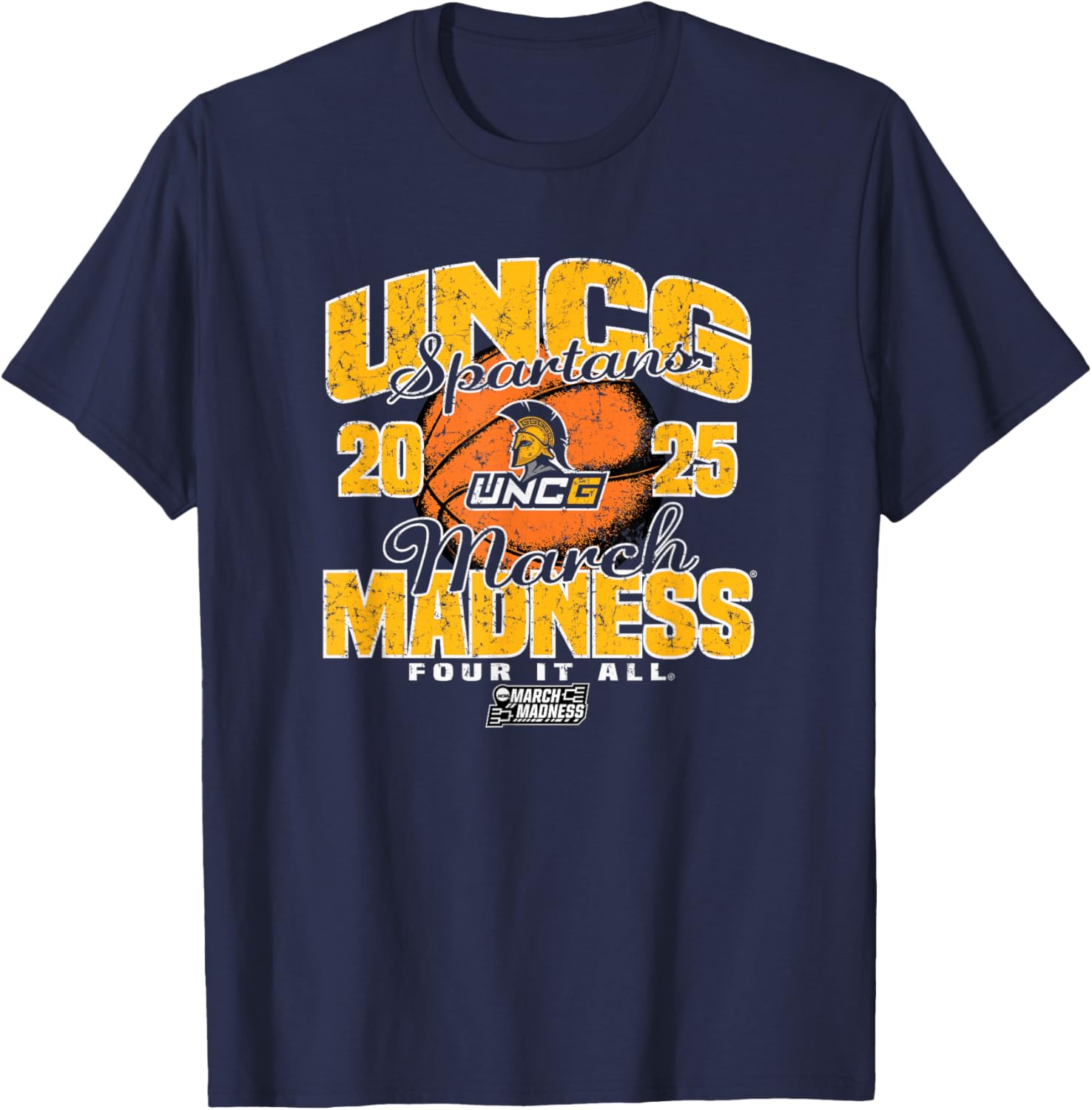 UNC Greensboro Spartans March Madness 2025 Women's Basketball T-Shirt - 1