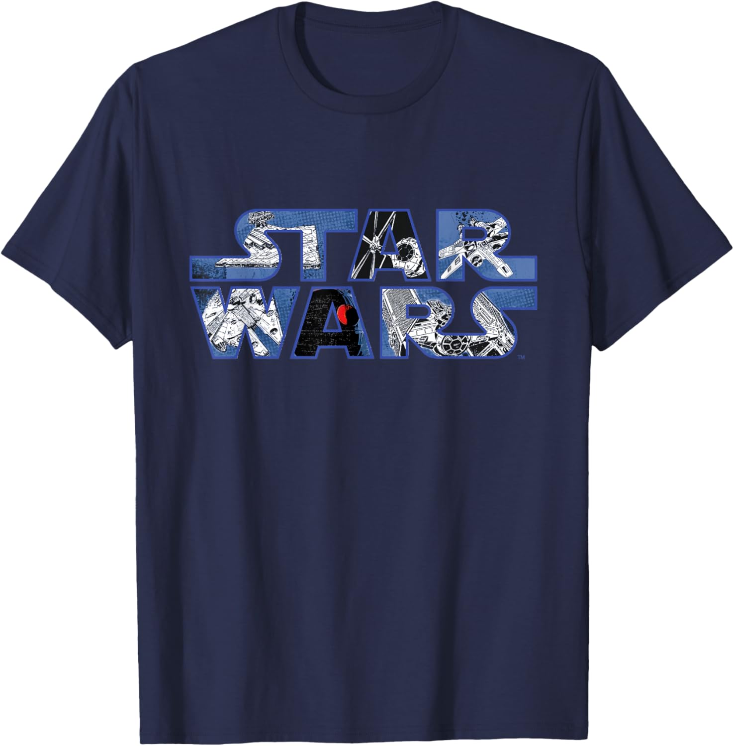 Star Wars Millennium Falcon and Death Star T-Shirt for Fans and Collectors - 12