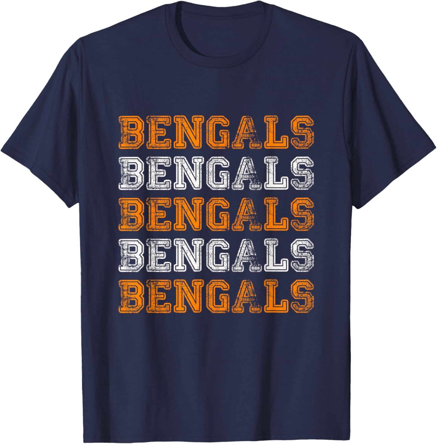Vintage Retro Bengals T-Shirt for Trendy Sports Fans and Style Enthusiasts - 3