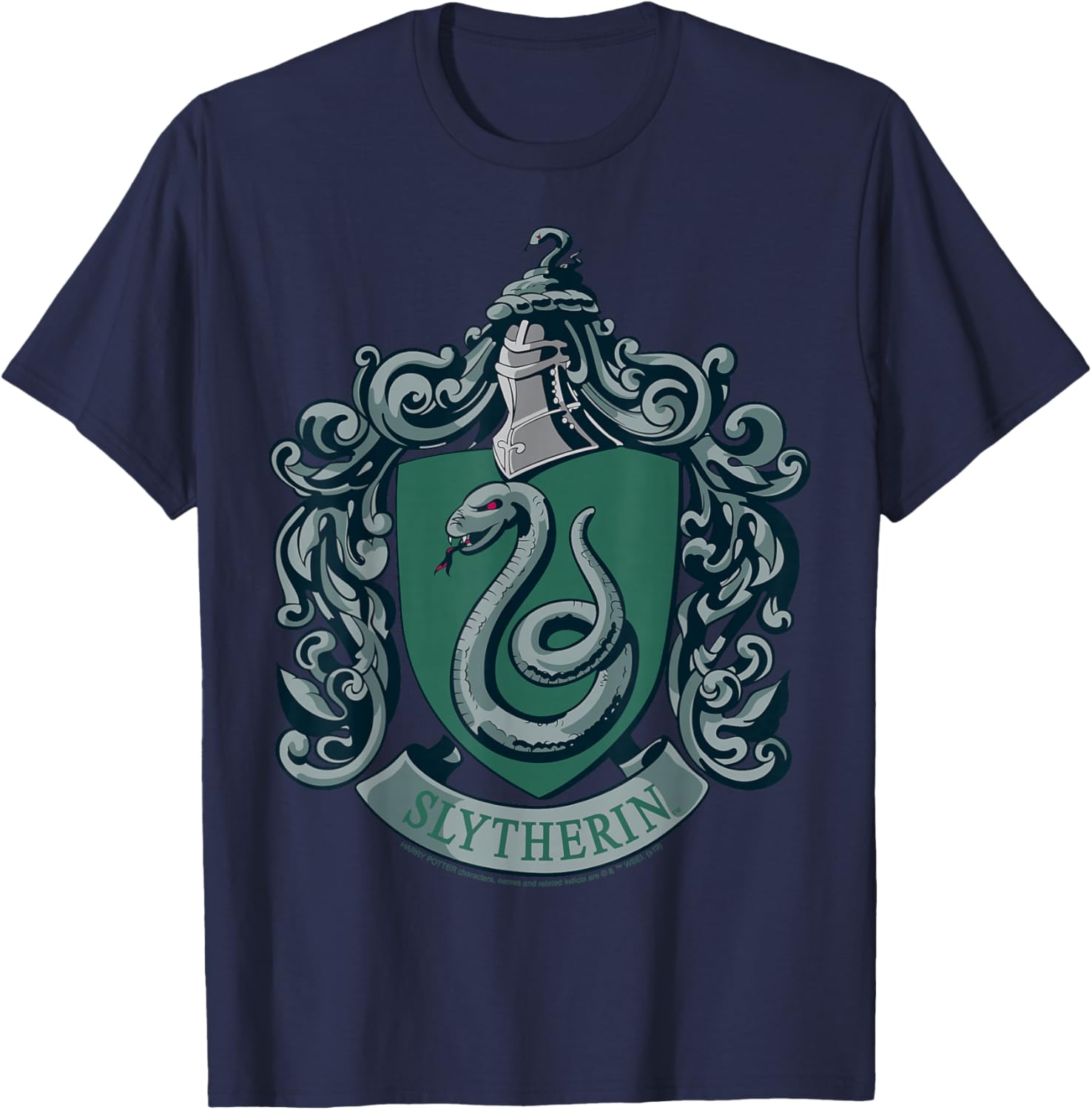 Slytherin House Crest T-Shirt for Harry Potter Fans - Stylish and Comfortable - 5
