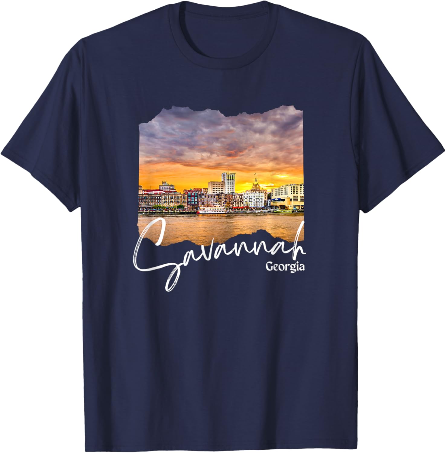 Savannah Georgia Souvenir T-Shirt Perfect for Beach Lovers and Tourists - 7