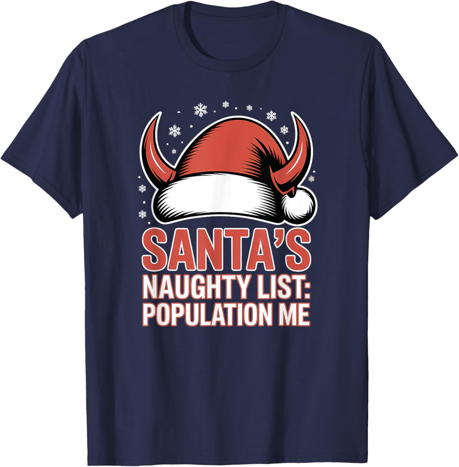 Santas Naughty List Christmas T-Shirt for Fun Holiday Celebrations - 3