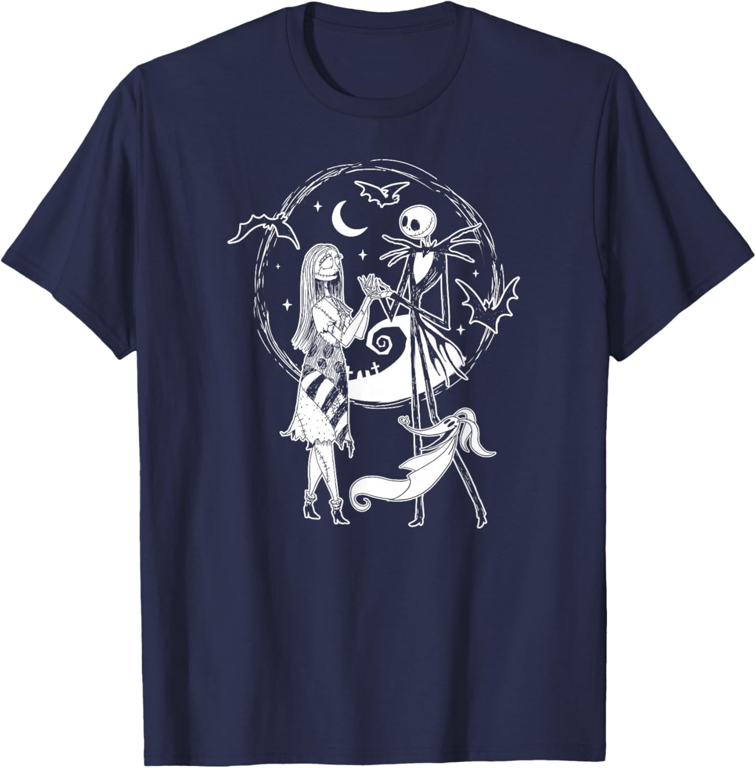 Jack Skellington Sally Zero T-Shirt for Nightmare Before Christmas Fans - 5