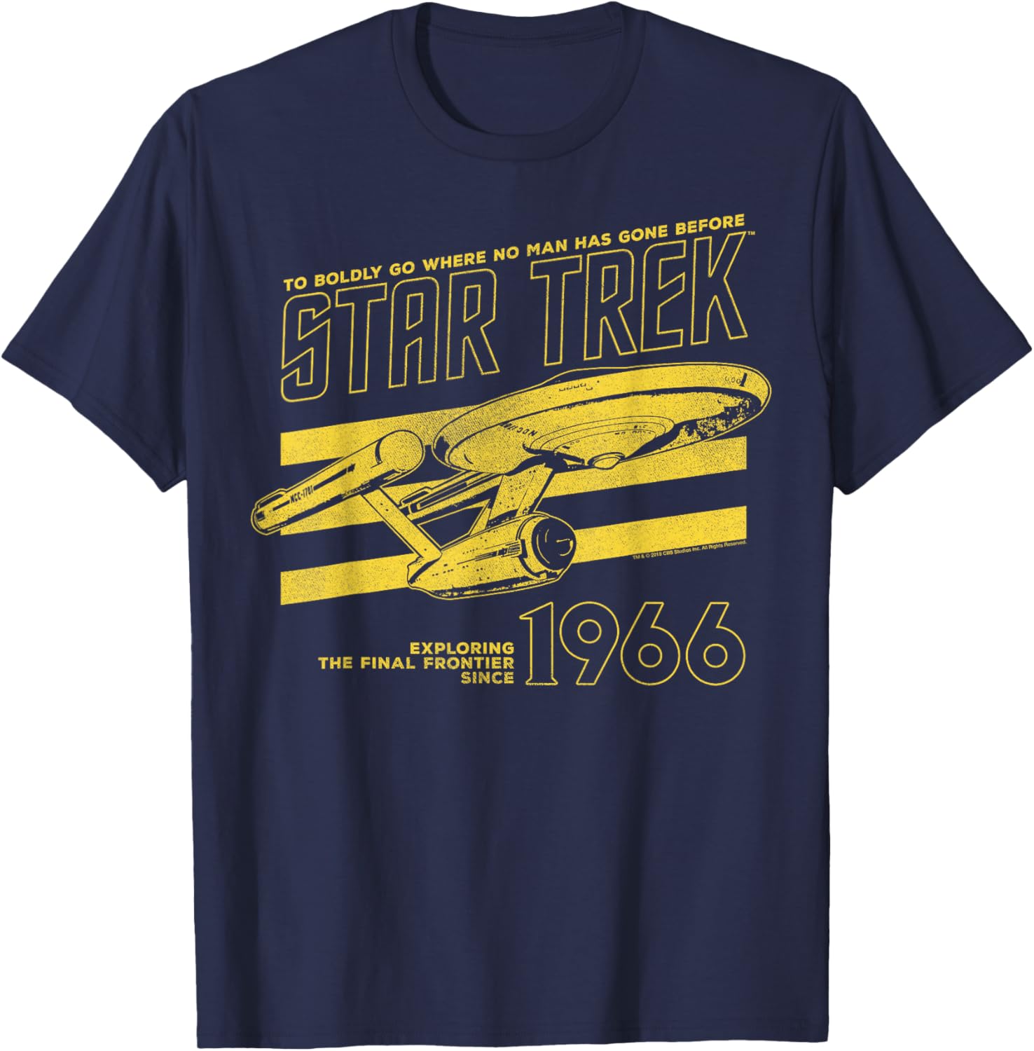 Star Trek Original Series Enterprise 66 Collegiate T-Shirt for Fans - 5