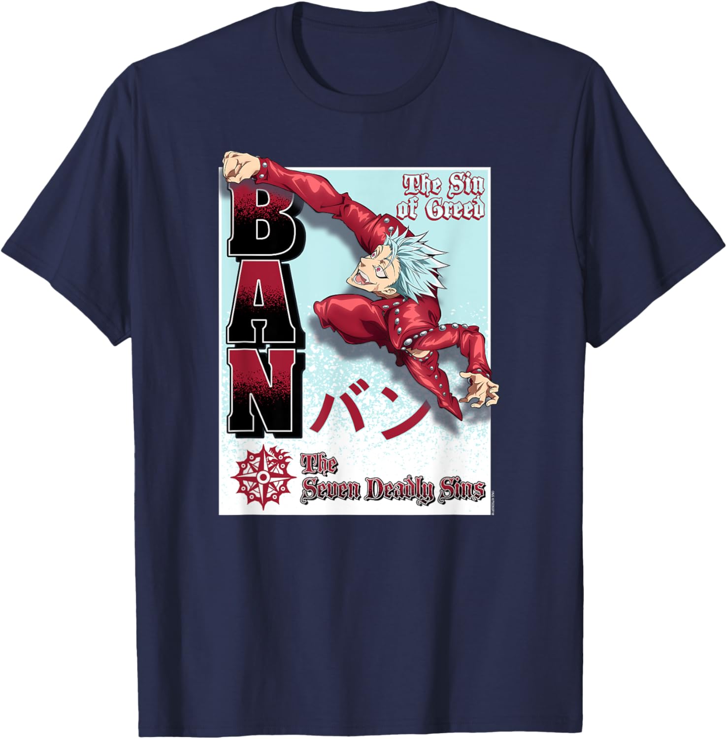 The Seven Deadly Sins Greed Anime T-Shirt for Fans and Collectors - 3