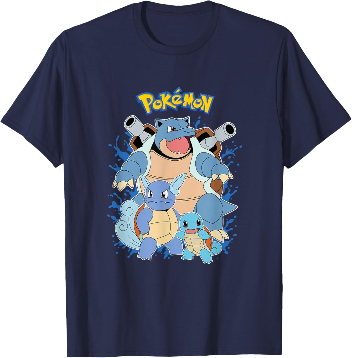 Squirtle Evolution T-Shirt for Pokémon Fans - Fun Graphic Tee Design - 9