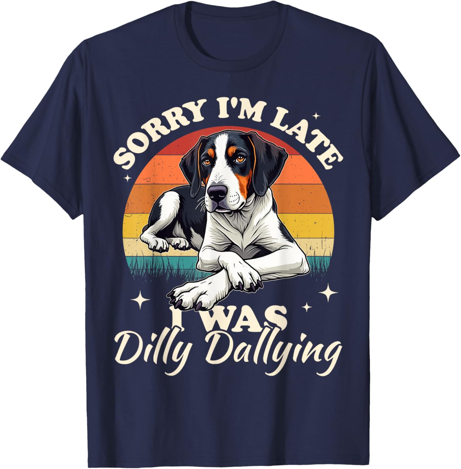 Treeing Walker Coonhound Dilly Dallying Fun T-Shirt for Dog Lovers - 11
