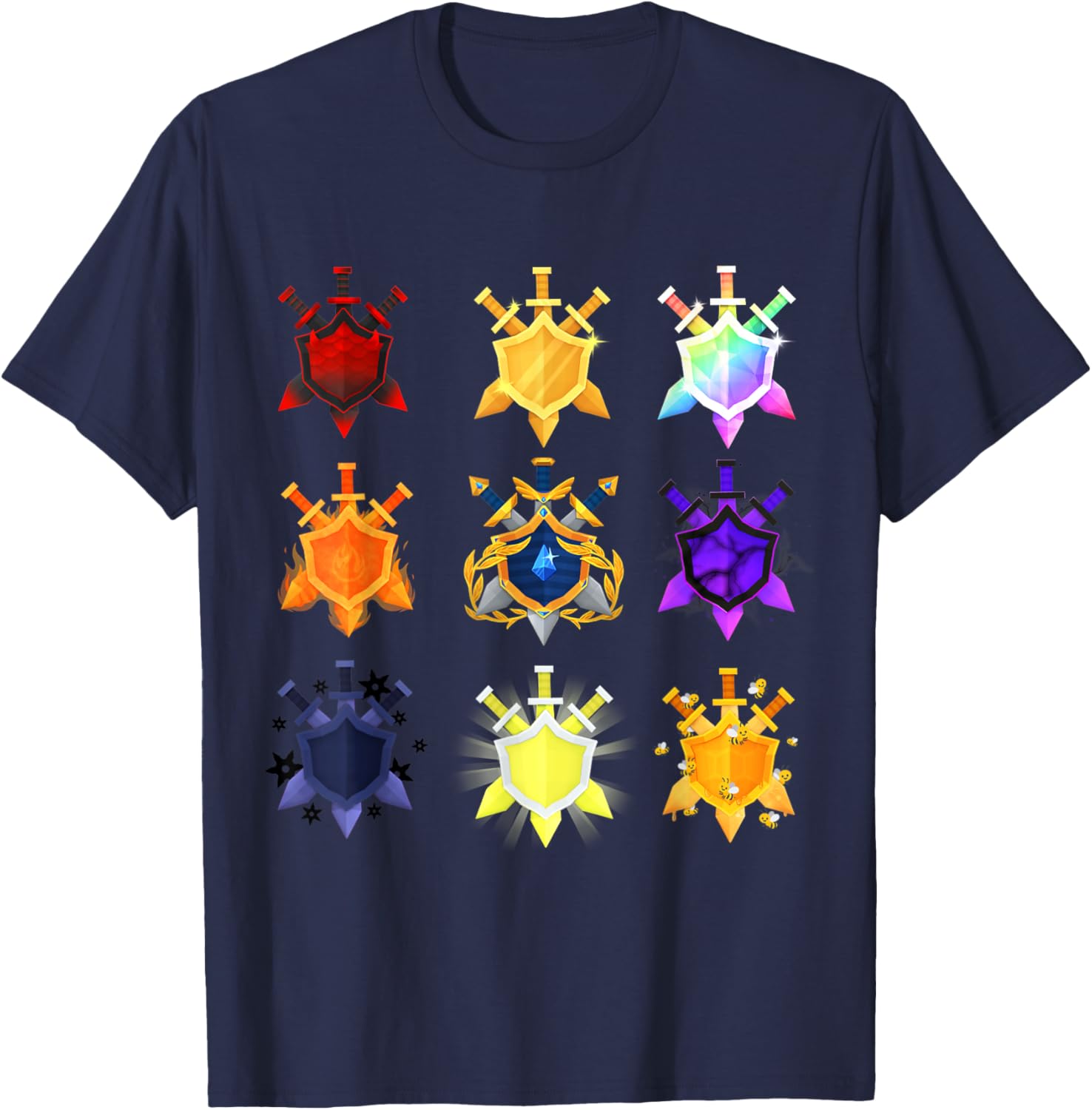 Treasure Quest Emblems T-Shirt for Adventure Lovers and Gamers - 6