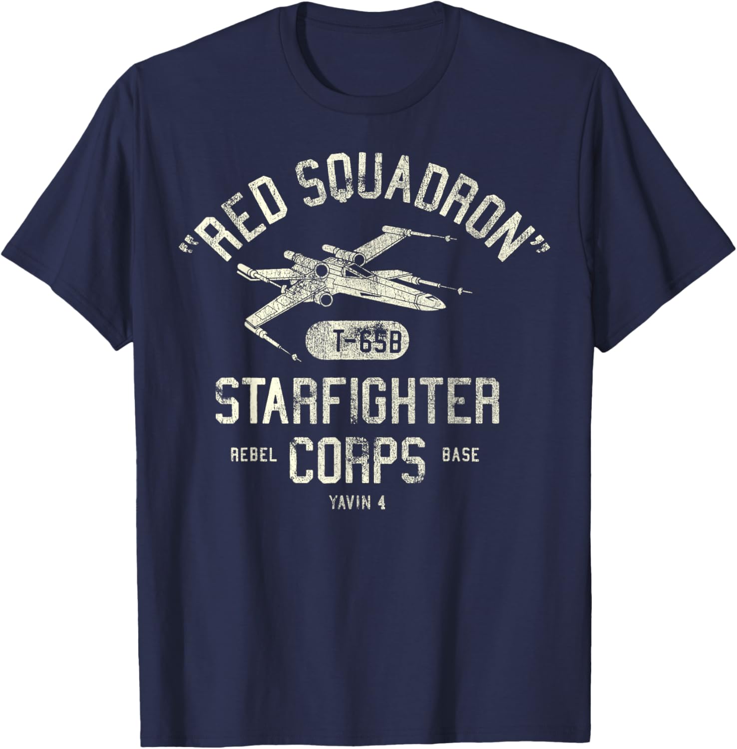 Star Wars X-Wing Starfighter Corps Collegiate T-Shirt for Fans - 12