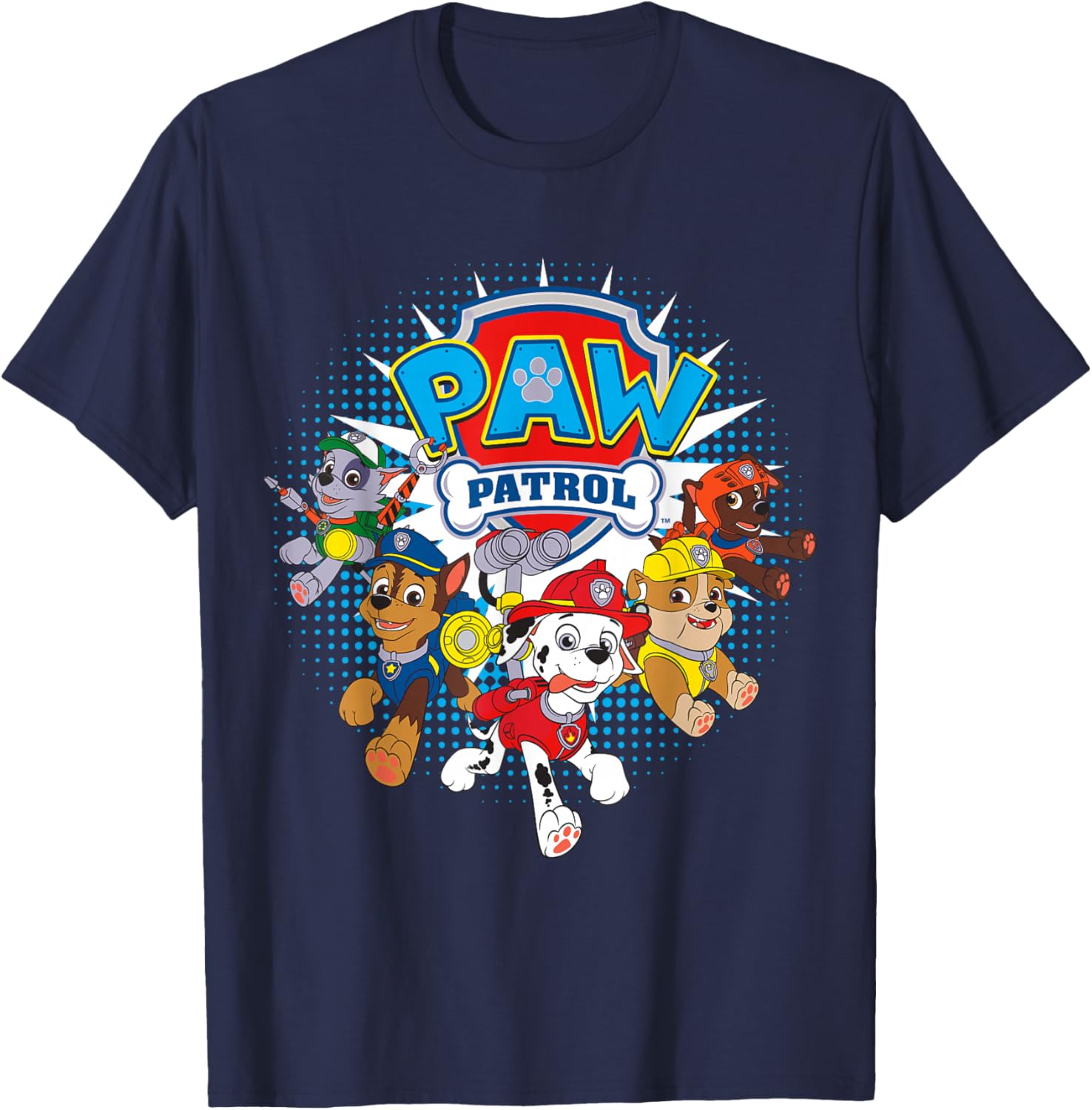 Paw Patrol Team Nickelodeon Kids T-Shirt for Fun Adventures - 4