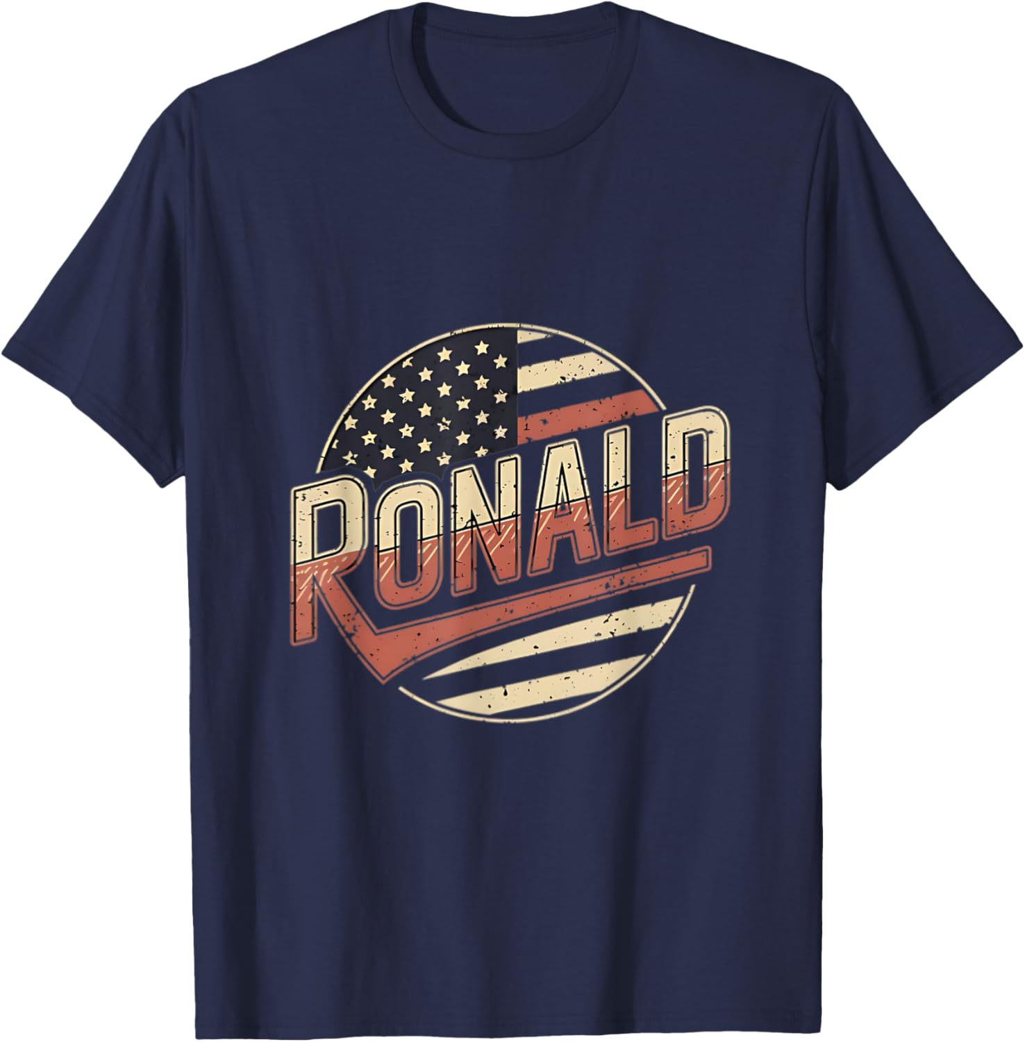 Personalized Ronald Patriot T-Shirt with USA Flag Design for Fans - 9