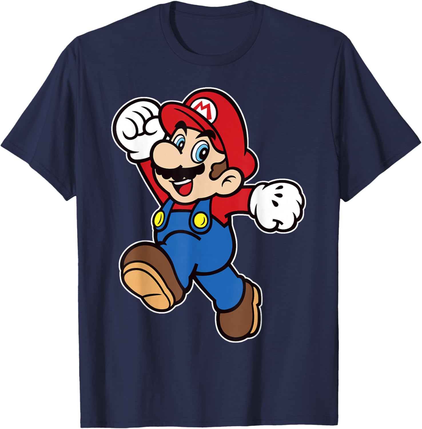Super Mario Classic Jump Portrait T-Shirt for Gamers and Fans - 2