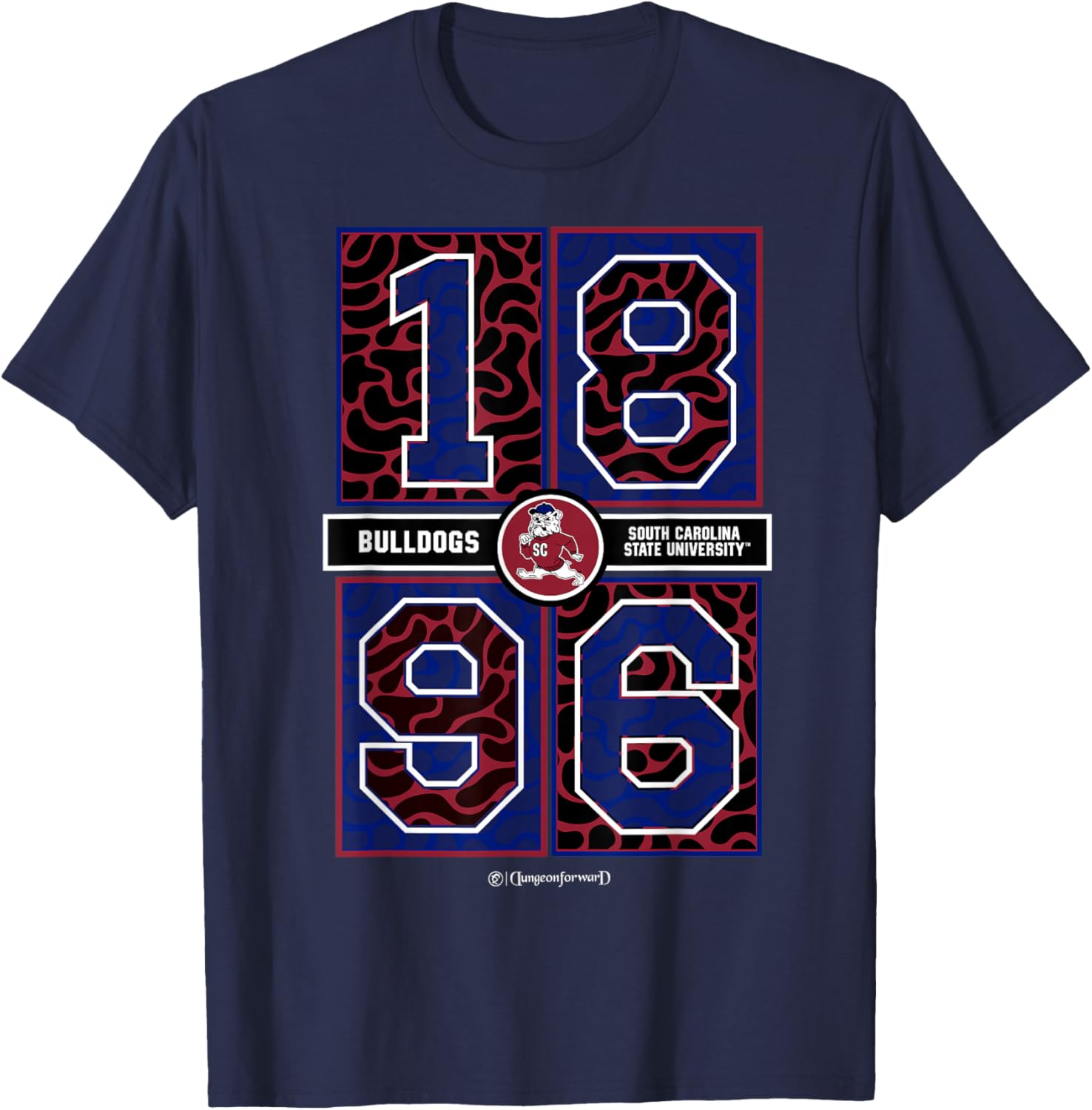 South Carolina State University Bulldogs Concrete Date T-Shirt for Fans - 4