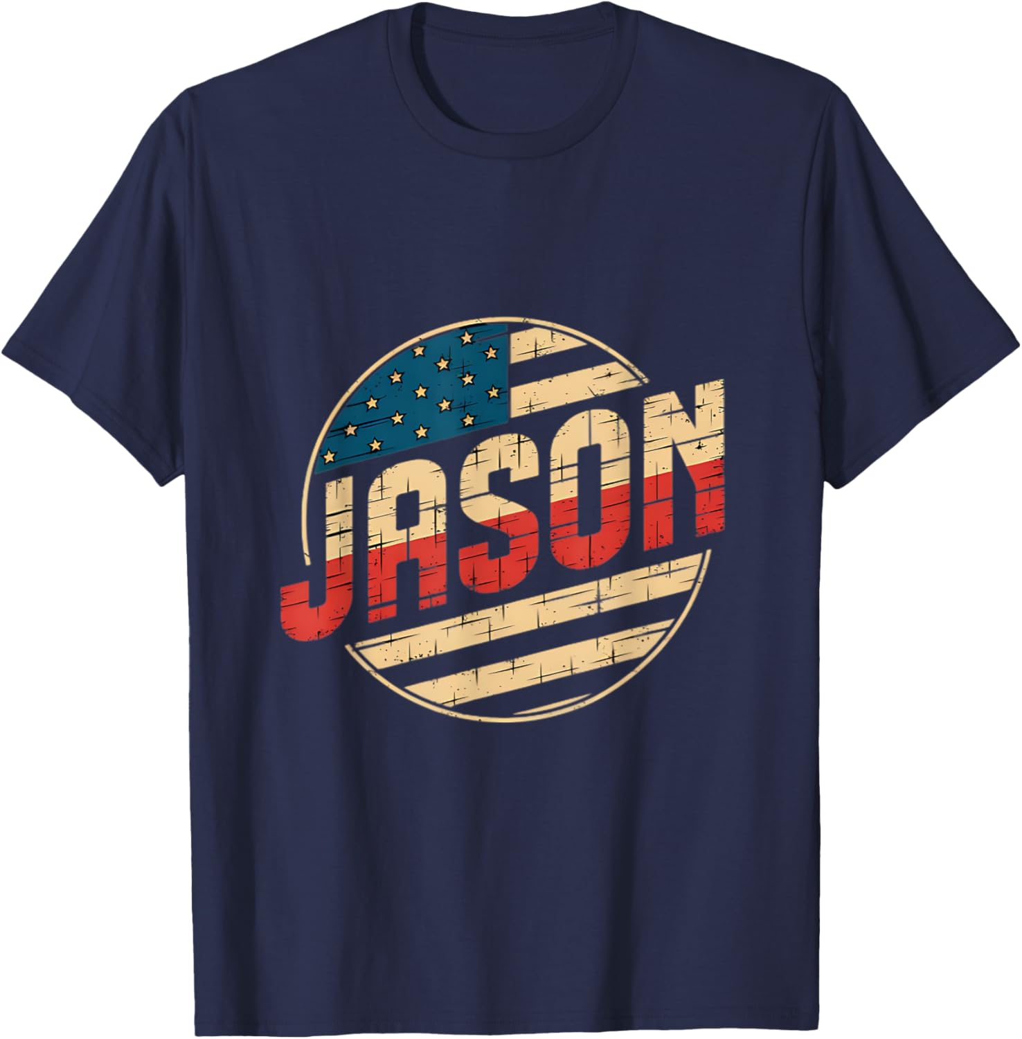 Personalized USA Flag Patriot T-Shirt for JASON - Unique Gift Idea - 14