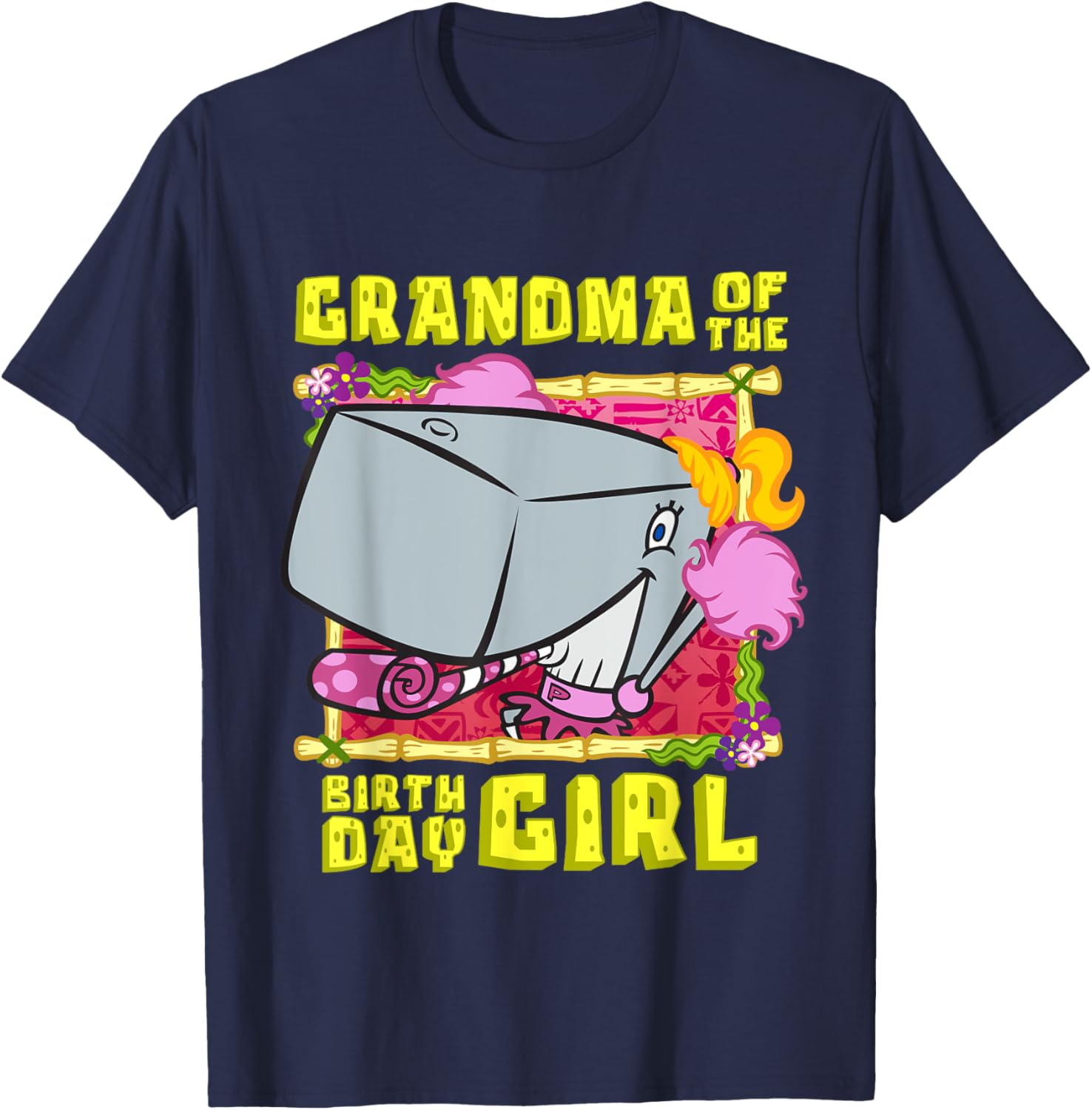 SpongeBob Pearl Grandma T-Shirt for Birthday Girls - Fun Grandmother Gift - 4