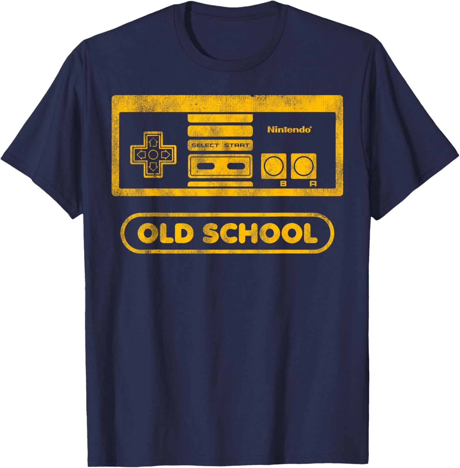 Retro Nintendo NES Controller Graphic T-Shirt for Gamers - Vintage Style - 7