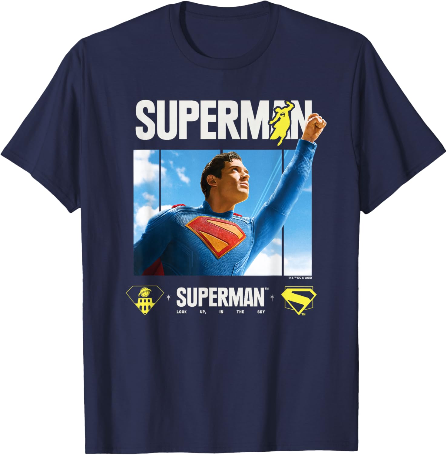 Superman 2025 Comic Run T-Shirt for Fans of Classic Superheroes - 5