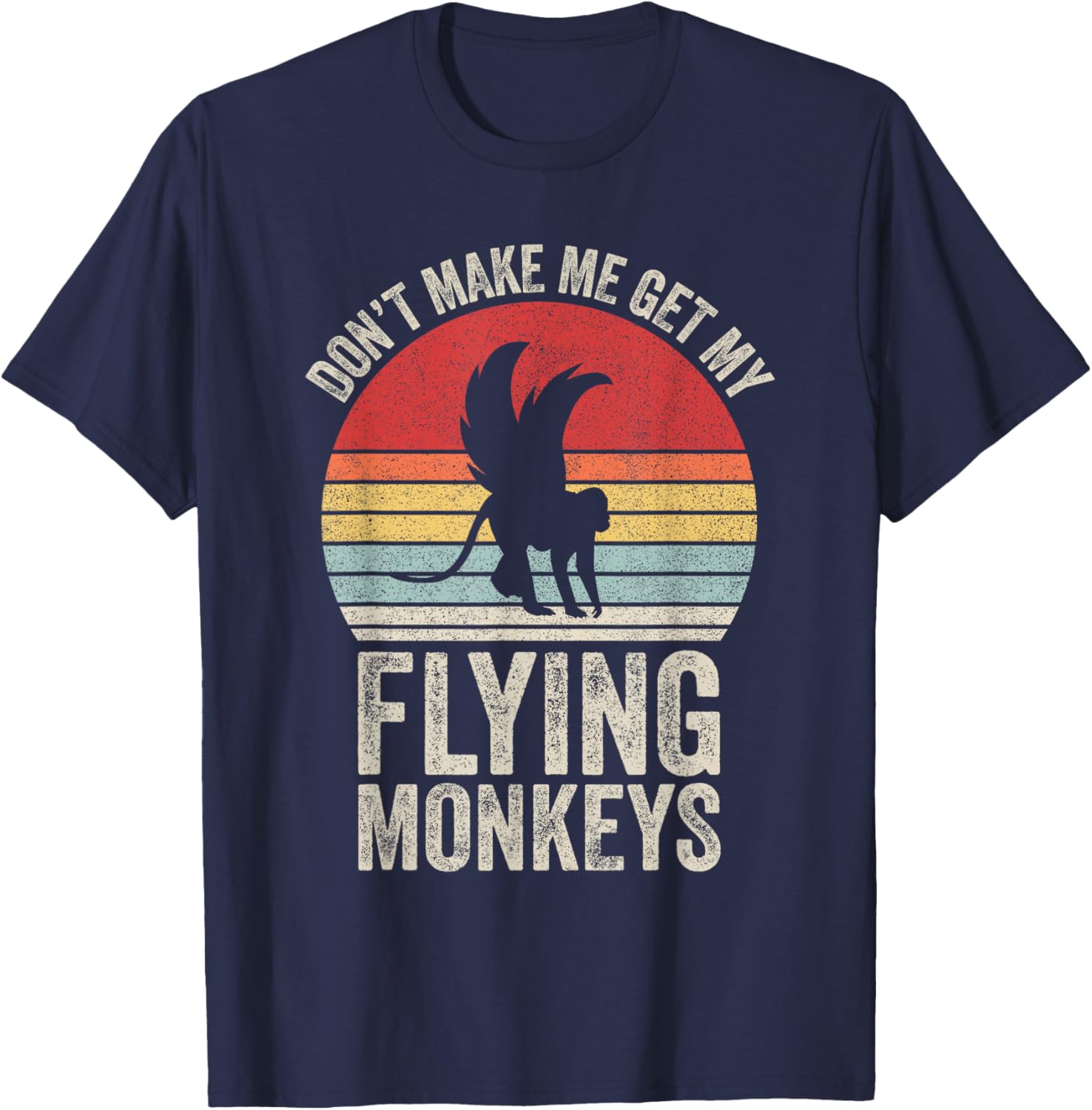 Vintage Retro Flying Monkeys T-Shirt for Fun Lovers and Gift Ideas - 14