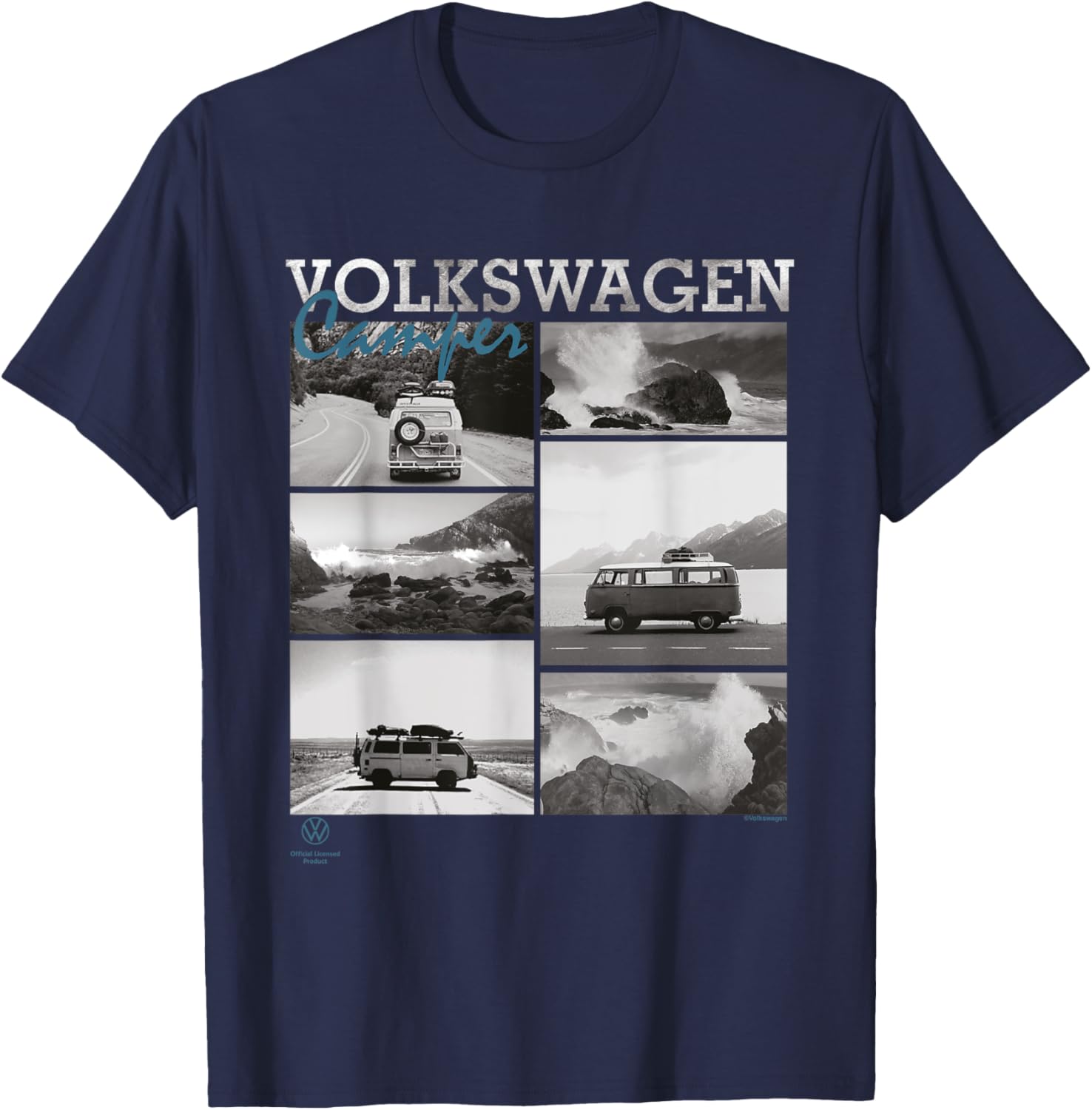 Vintage Volkswagen Camper Adventure T-Shirt for Travel Lovers - 6