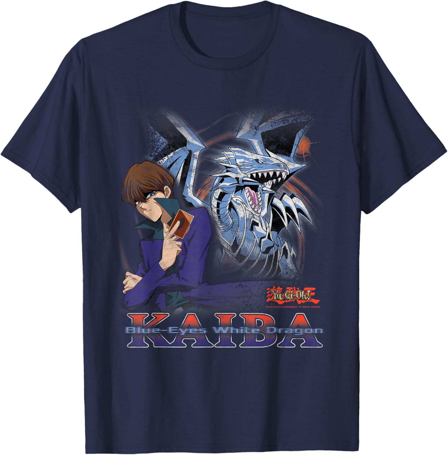 Yu-Gi-Oh Kaiba Blue-Eyes White Dragon T-Shirt for Anime Fans - 3