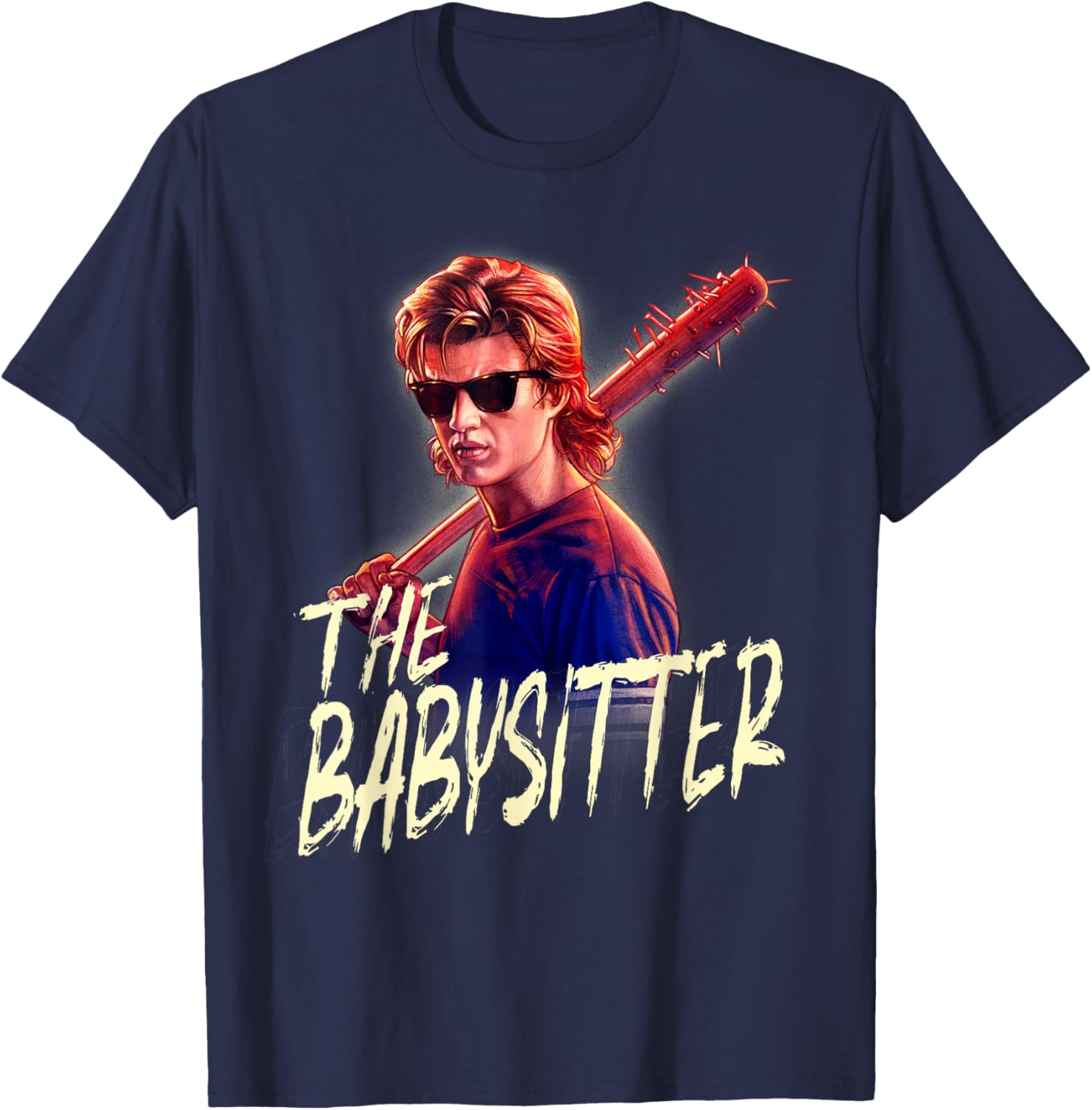 Stranger Things Steve The Babysitter Portrait T-Shirt for Fans - 6