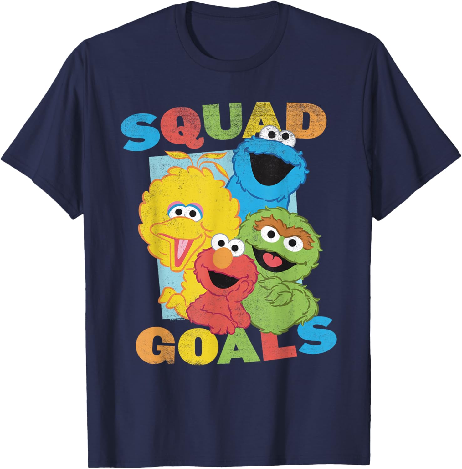 Sesame Street Squad Goals T-Shirt for Fun and Friendship Apparel - 5