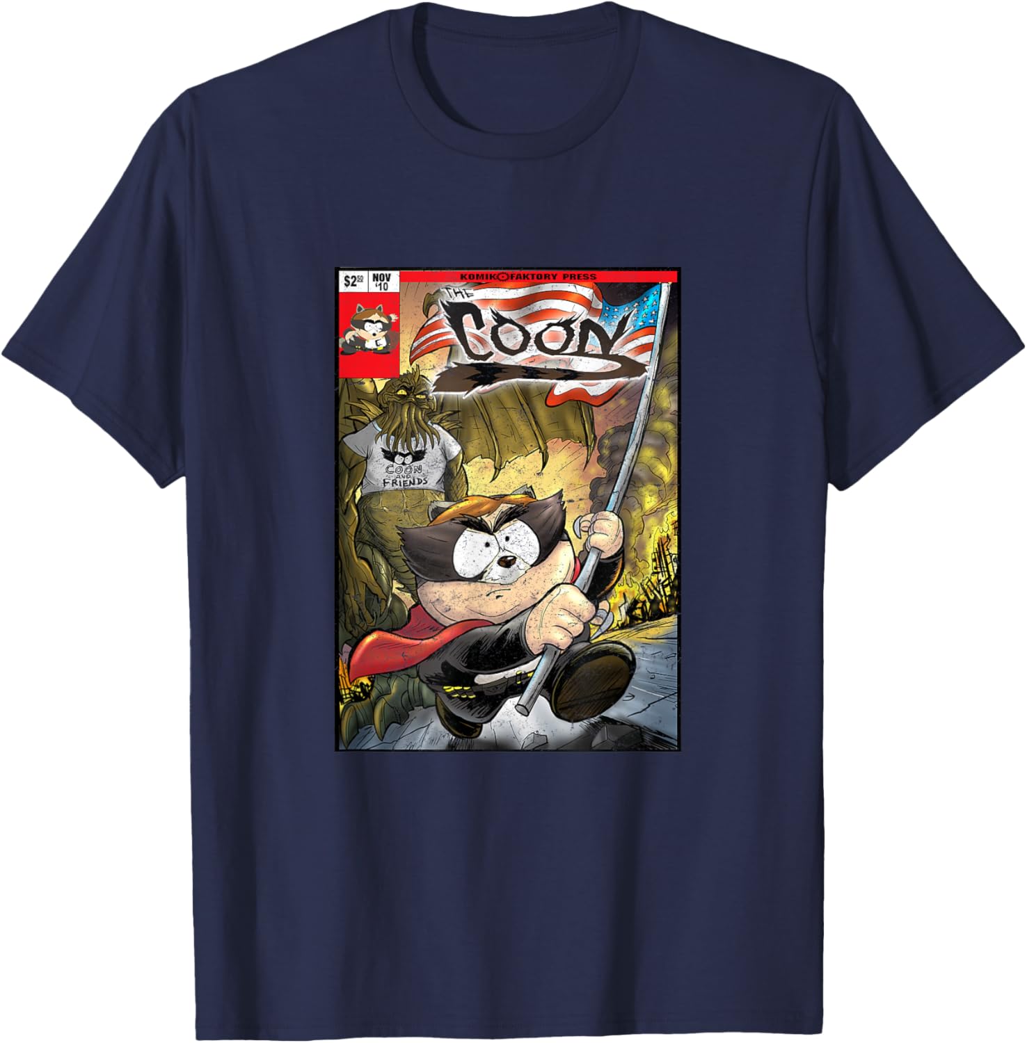 South Park Coon And Friends Comic Cover T-Shirt for Fans and Collectors - 2
