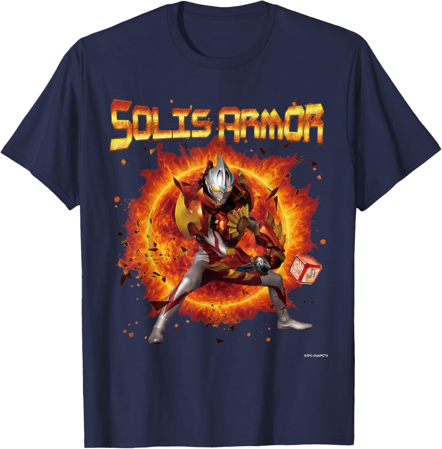 Ultraman Arc Solis Armor T-Shirt for Fans of Classic Sci-Fi Heroes - 3