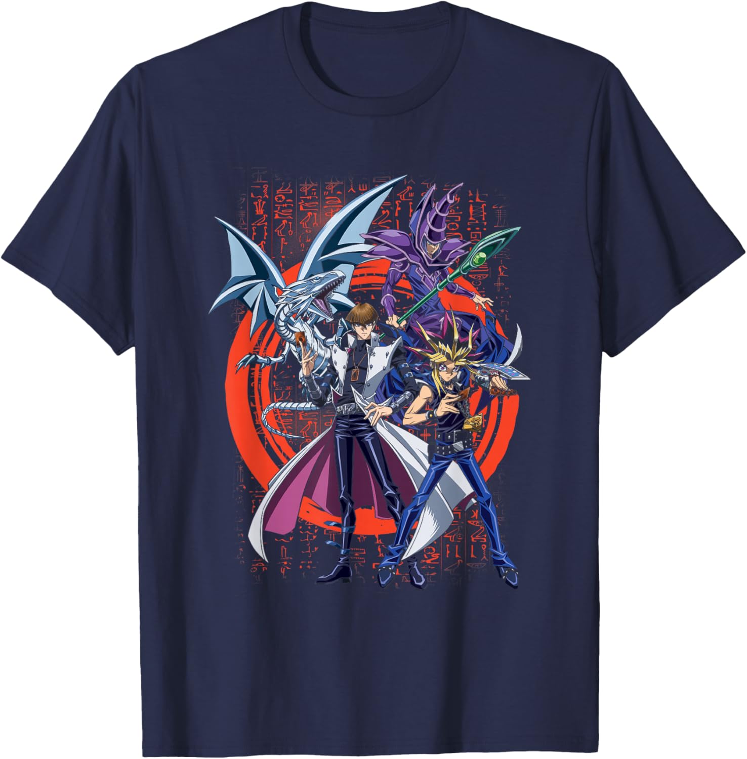 Yu-Gi-Oh Duel Monsters Anime T-Shirt with Show Logo Front and Back - 2