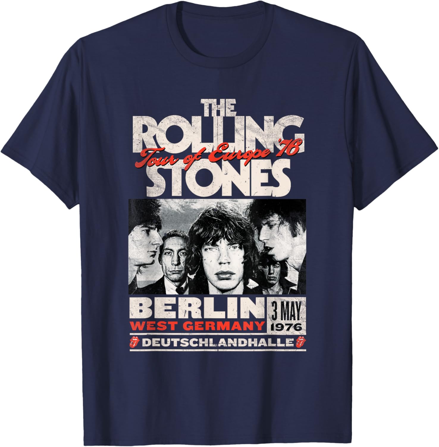 Rolling Stones Berlin 76 T-Shirt Stylish Music Tee for Concert Lovers - 4