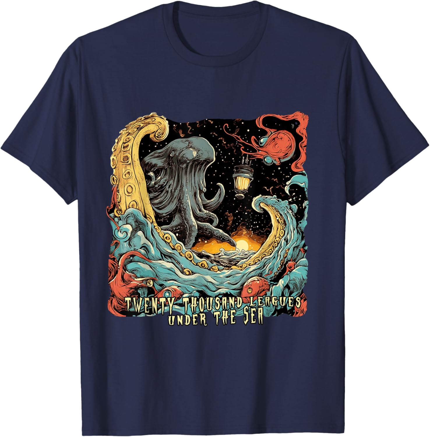 Twenty Thousand Leagues Under the Sea T-Shirt for Nautical Adventure Lovers - 2