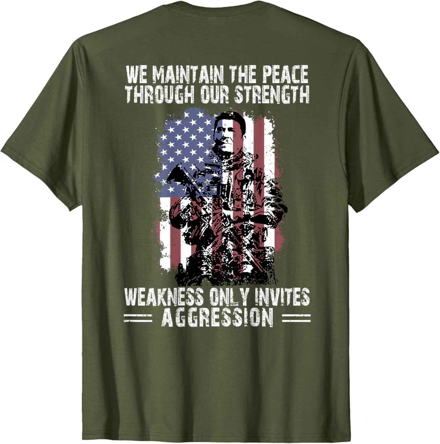 Peace Through Strength T-Shirt for Stylish Comfort and Statement Style - 3