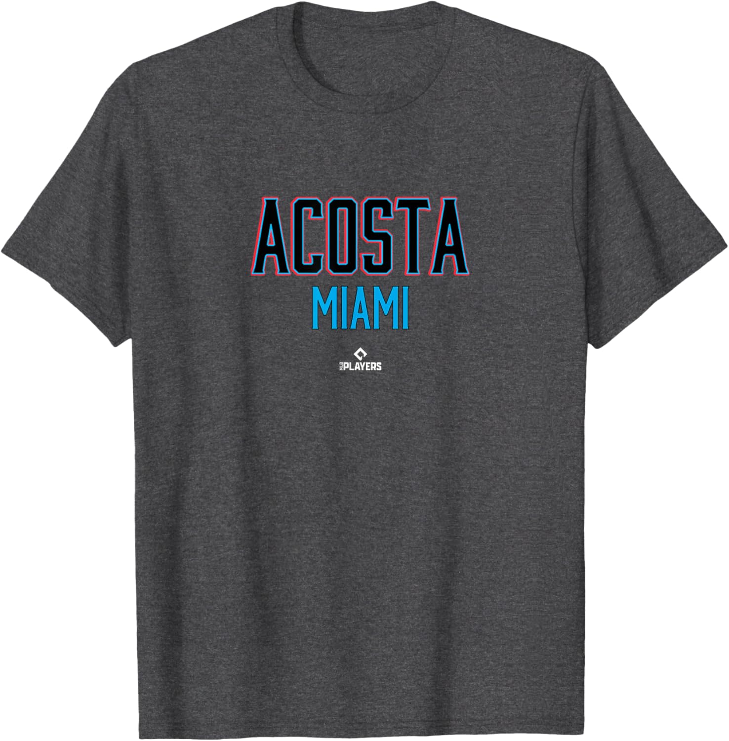 Player Pride Miami Edition Max Acosta MLBPA T-Shirt for Fans and Players - 3