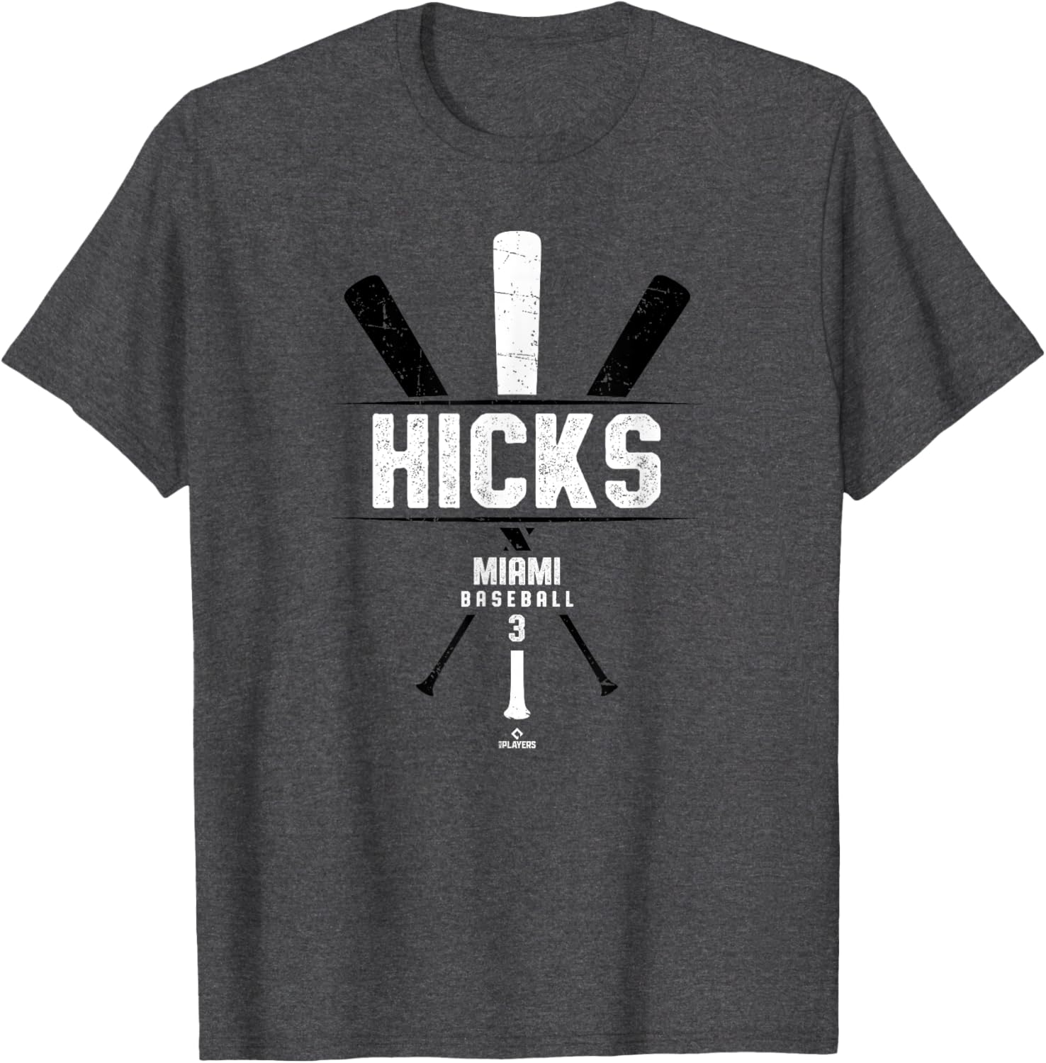 Vintage Miami Baseball T-Shirt Gameday Liam Hicks MLBPA Apparel - 3