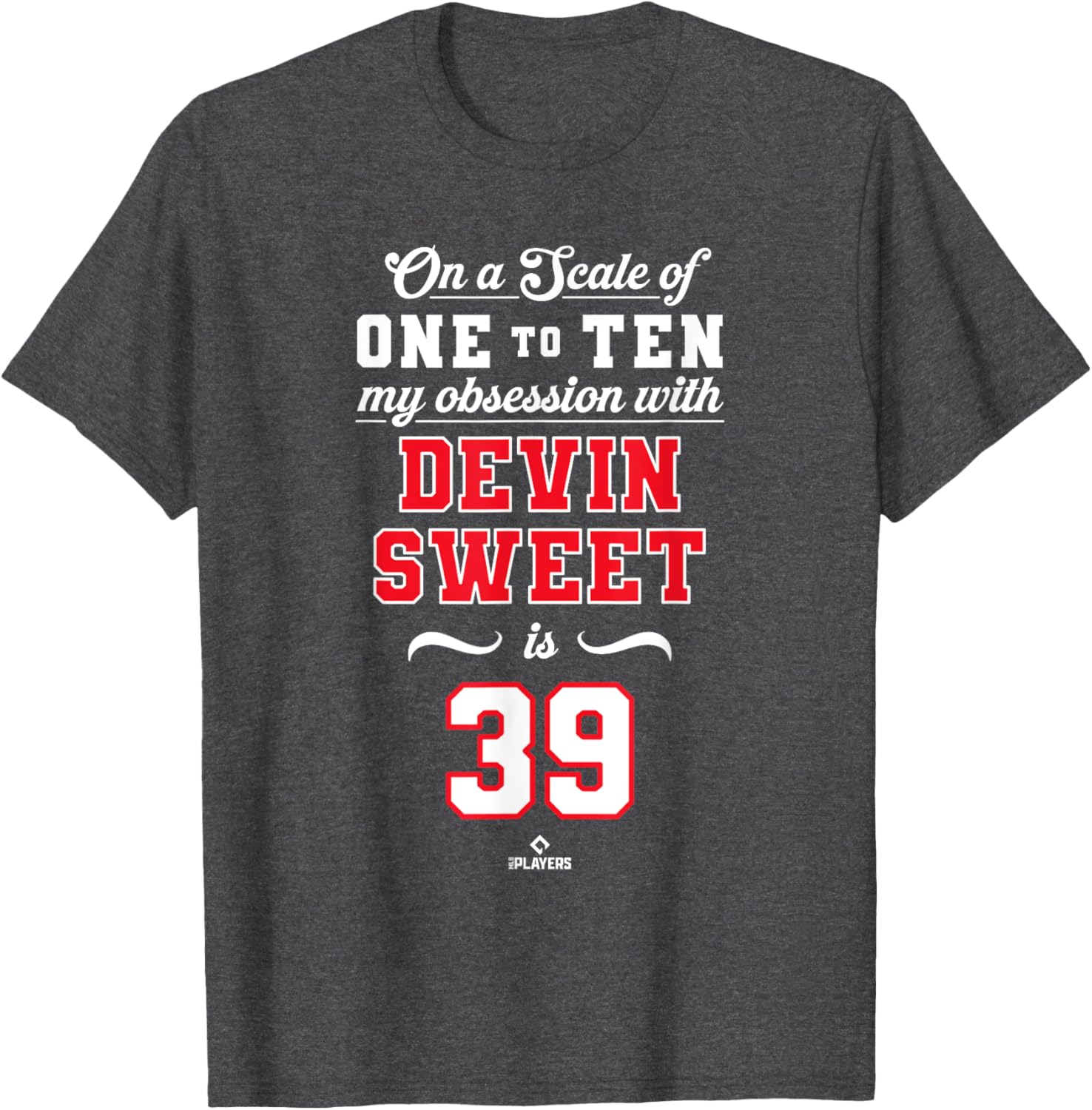 Obsession Devin Sweet 39 Philadelphia MLBPA T-Shirt for Ultimate Fans - 4