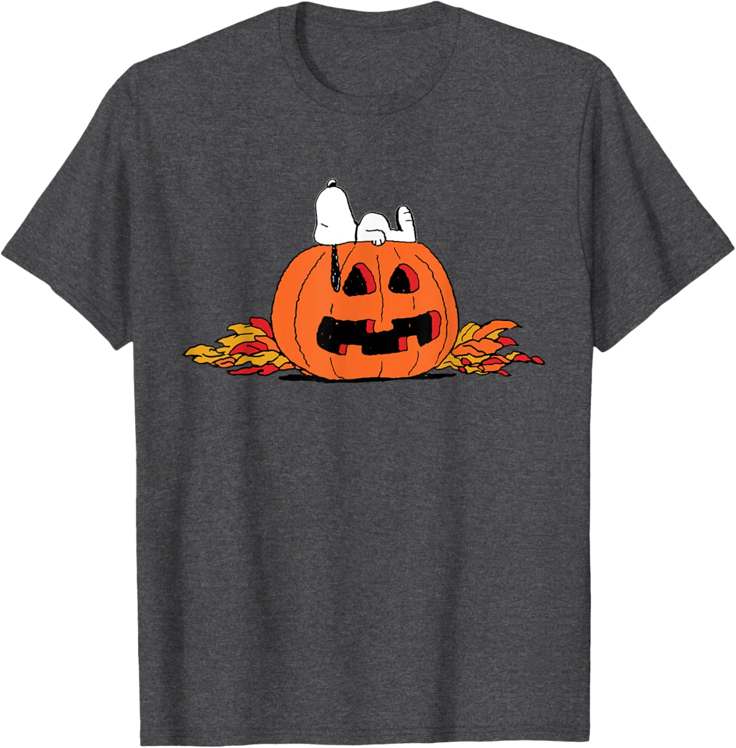 Peanuts Snoopy Lantern Halloween T-Shirt Fun and Festive Apparel - 9